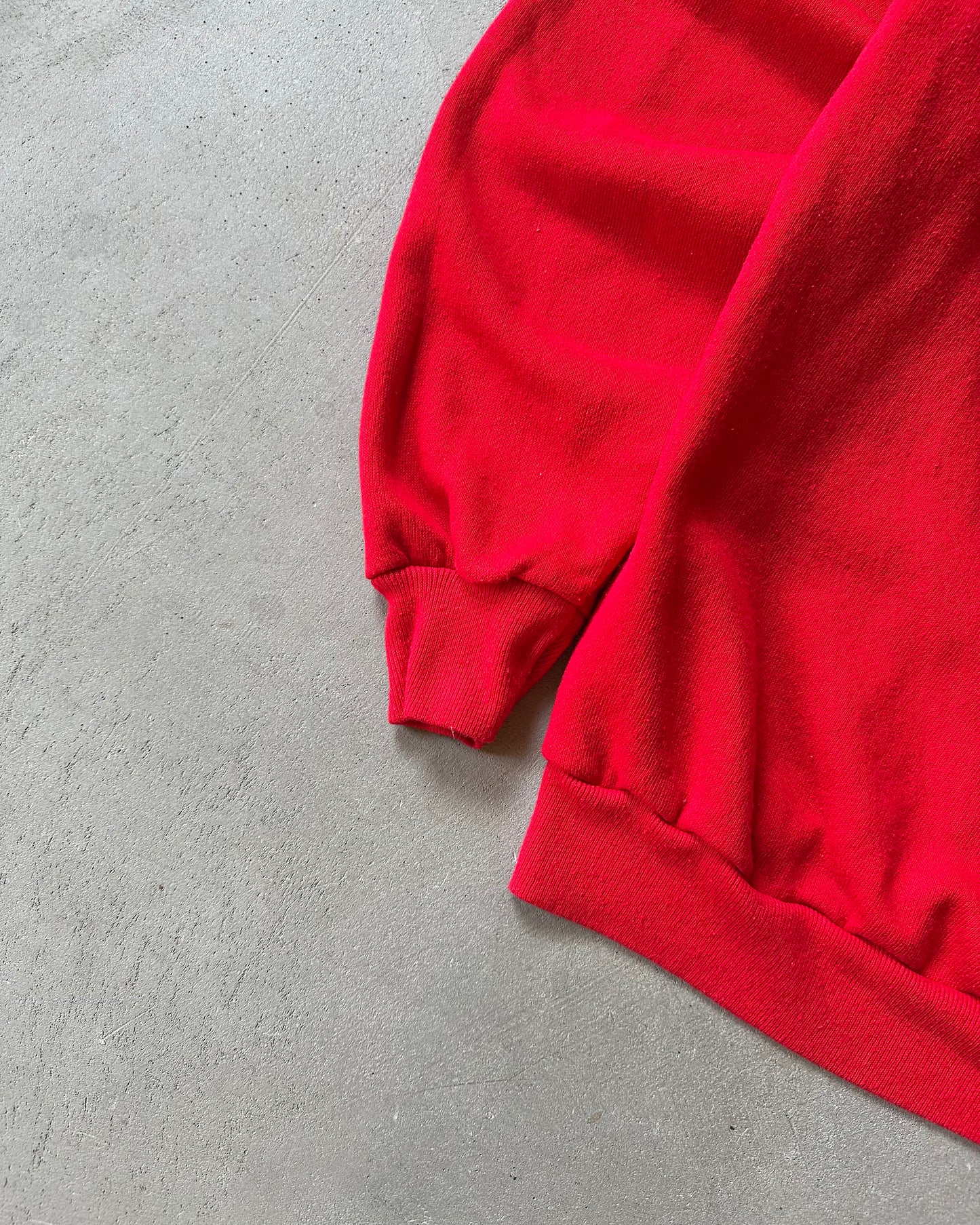 1980s - Red Rich & Skinny Crewneck - XL