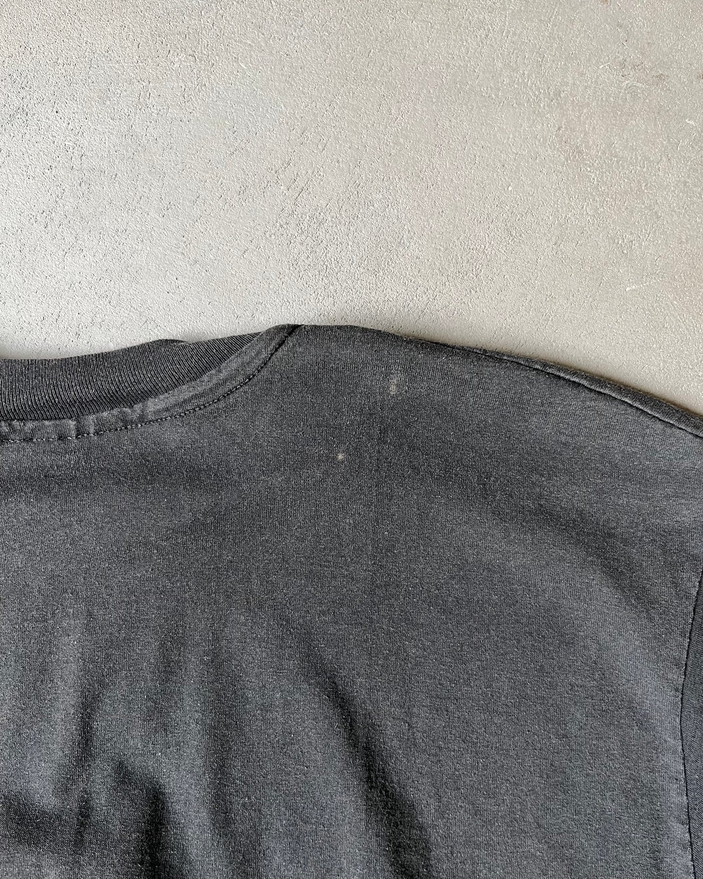 1980s - Faded Black Granny's T-Shirt - L