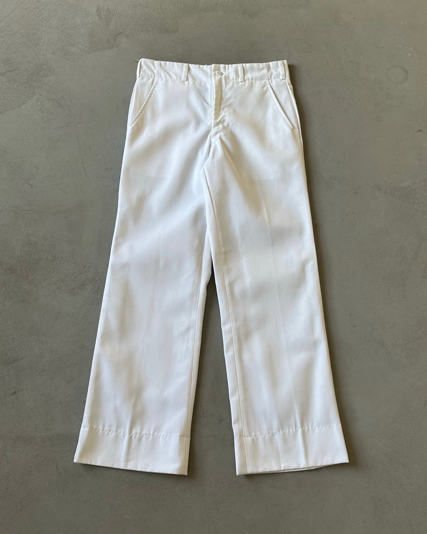 1990s - White Officer Pants - 31x29