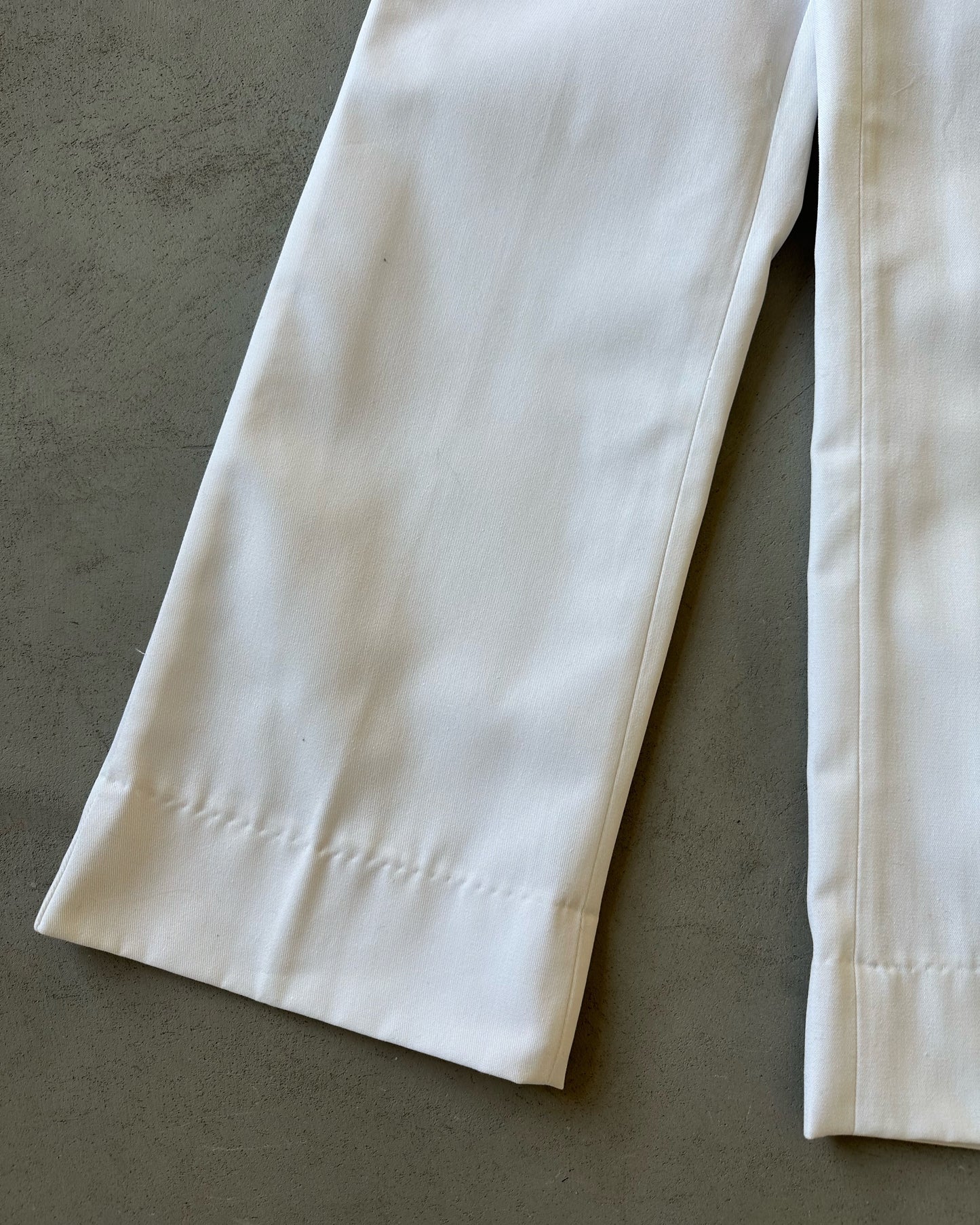 1990s - White Officer Pants - 31x29