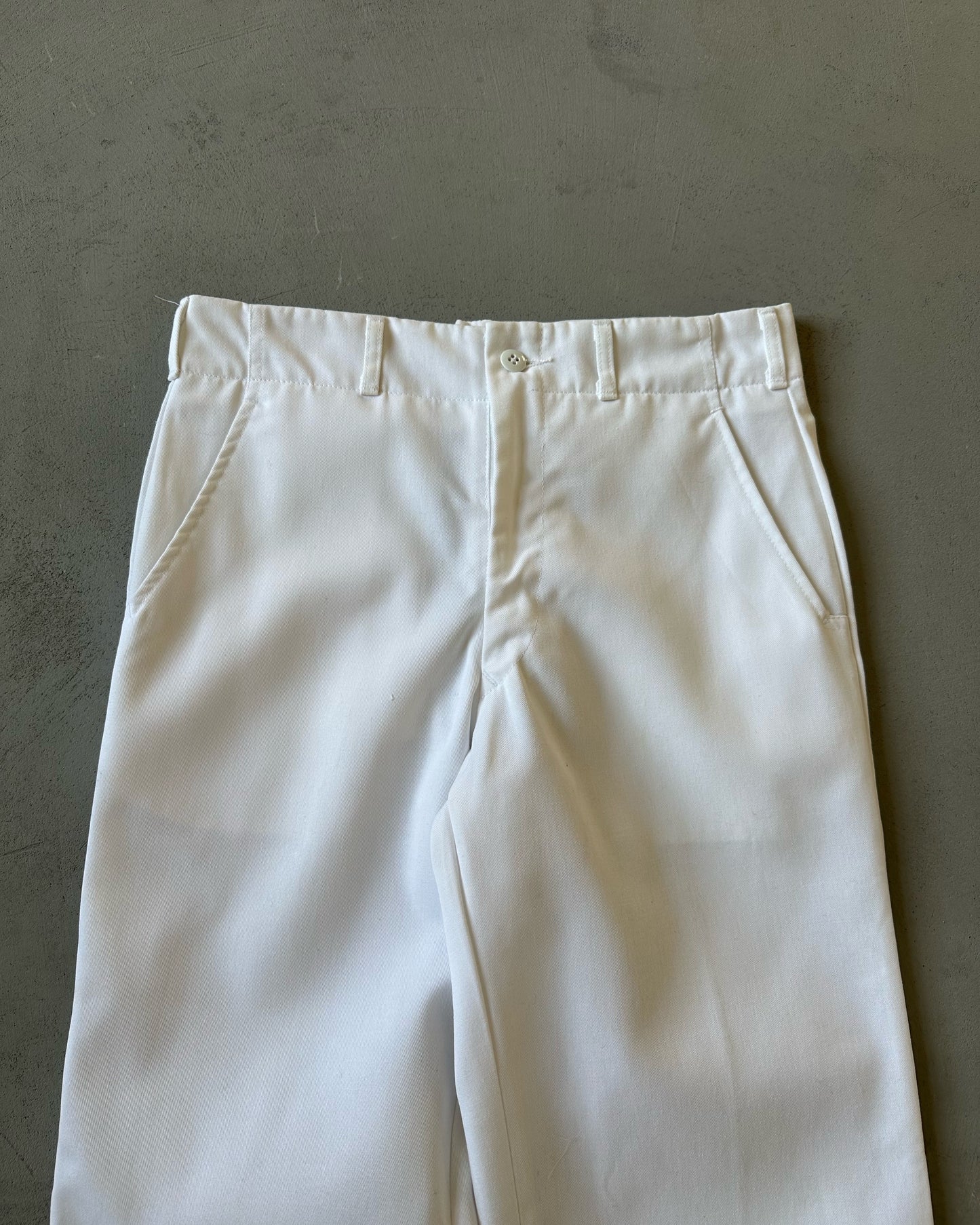 1990s - White Officer Pants - 31x29