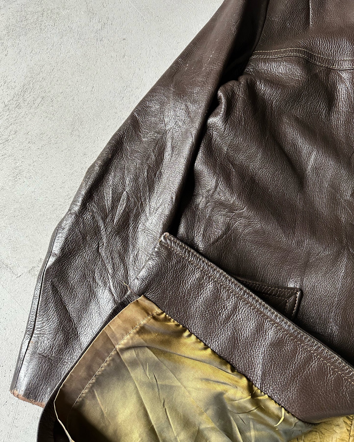 1970s - Brown Deerskin Coat - S/M