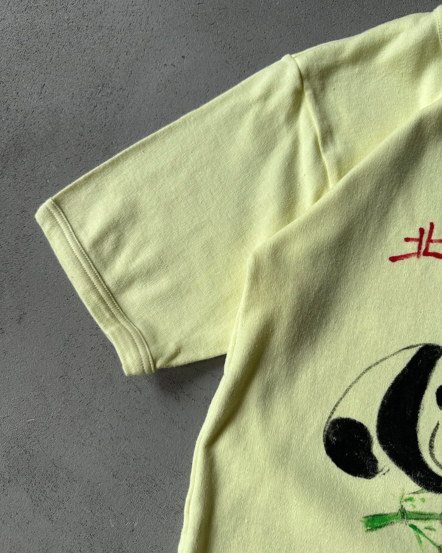 1970s - Baby Yellow Panda T-Shirt - XS/S