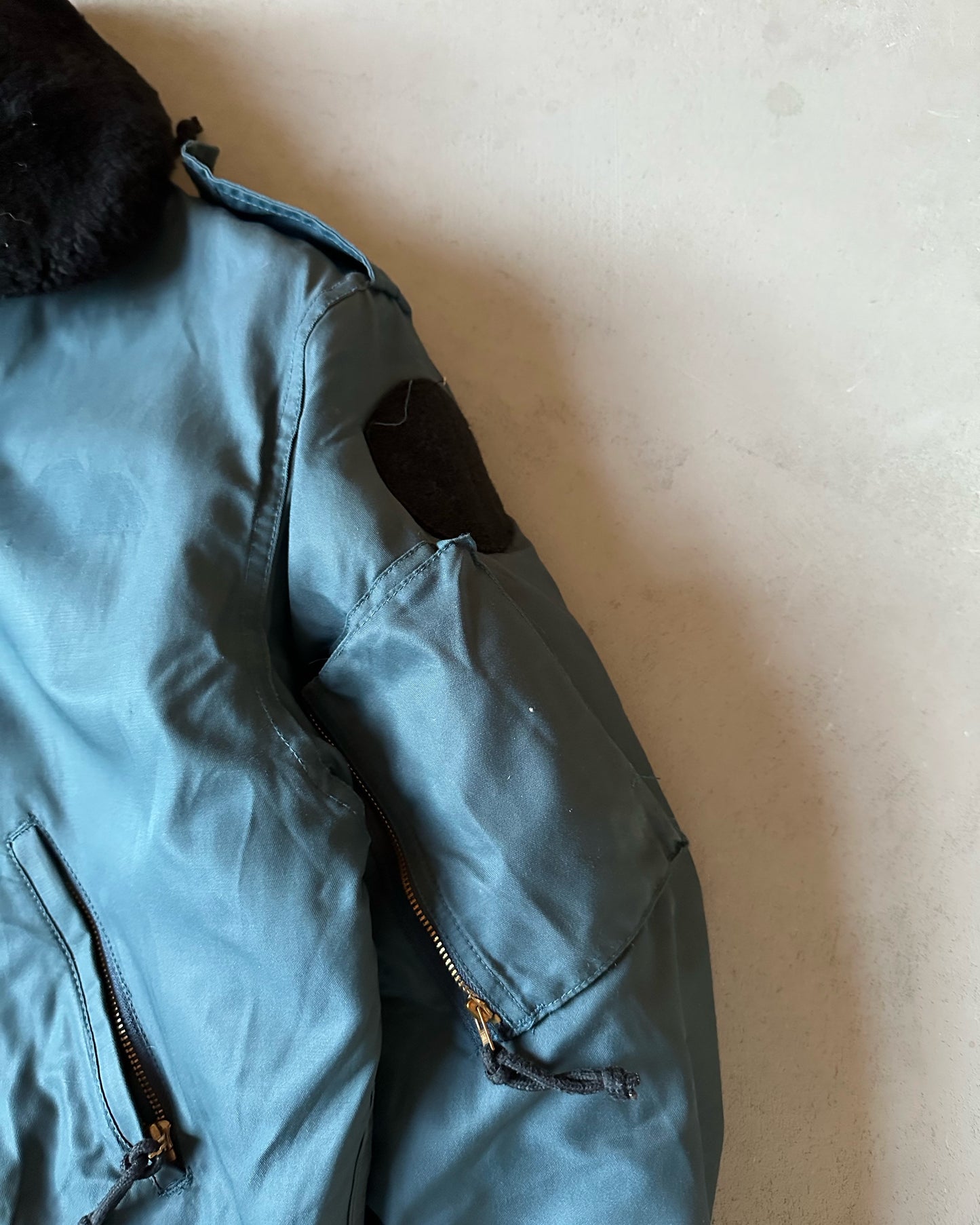 1990s - Navy Aviator Jacket - 40 Long