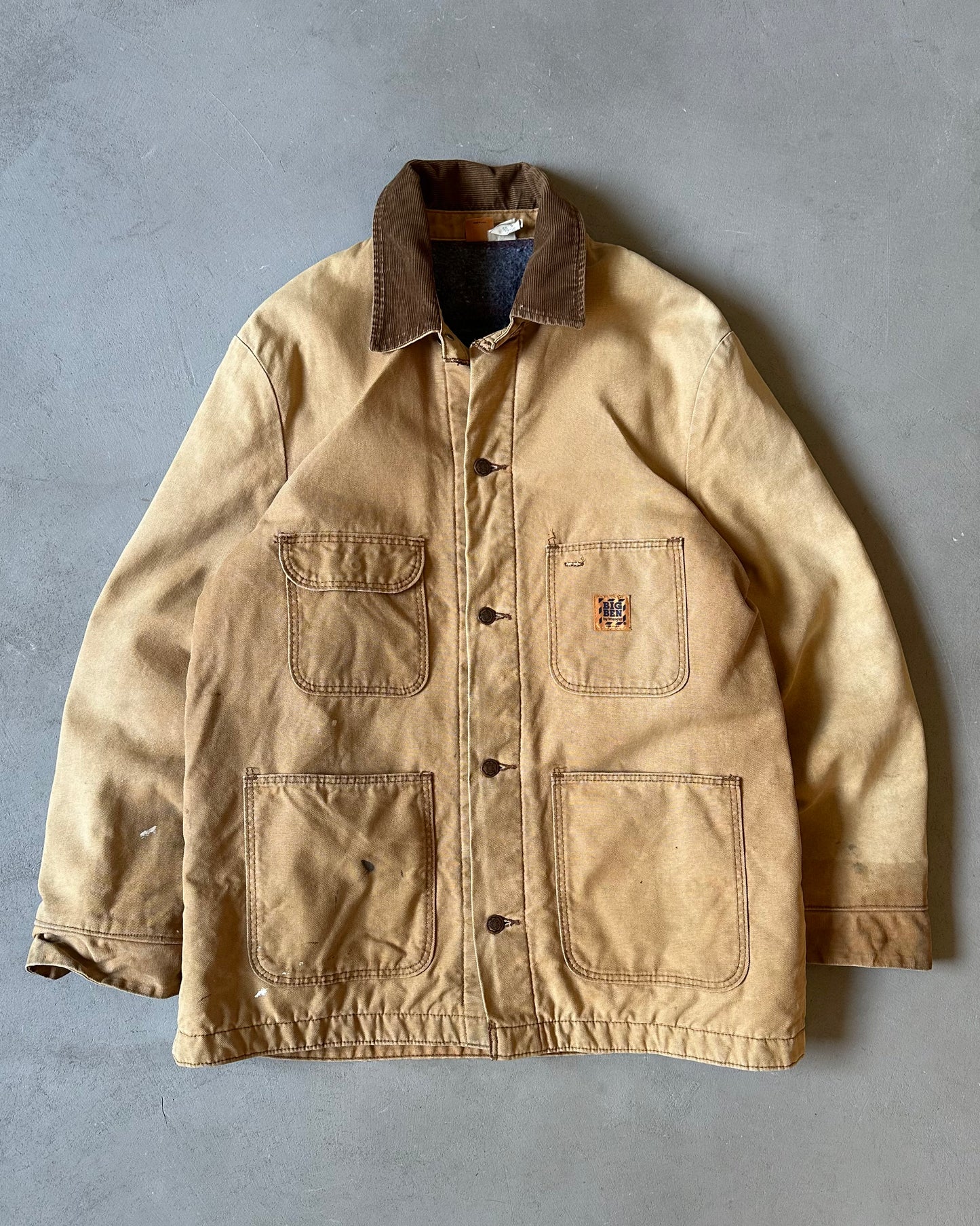 1990s - Distressed Big Ben Chore Coat - M/L