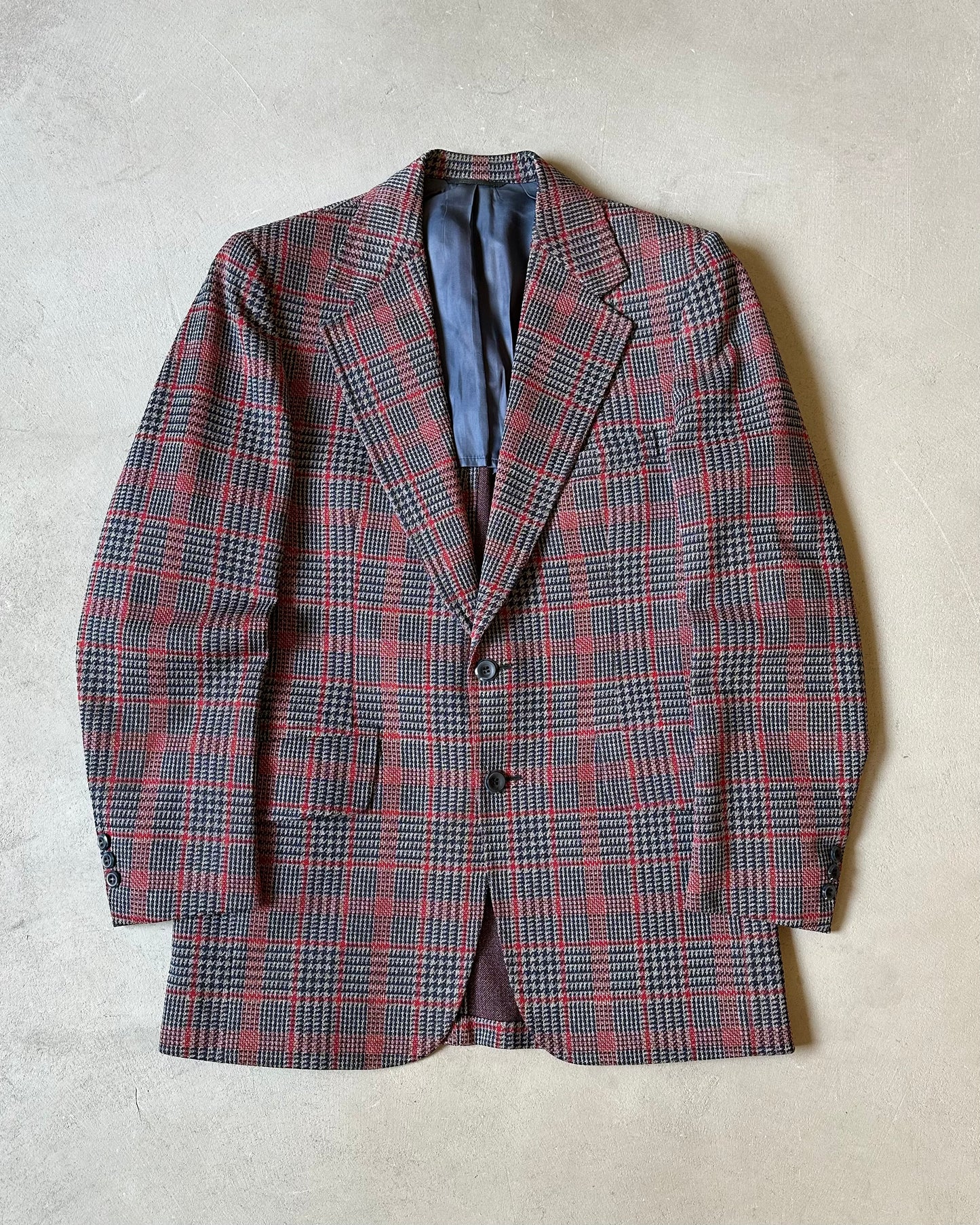 1970s - Navy/Red Shields & Park Blazer - 38R