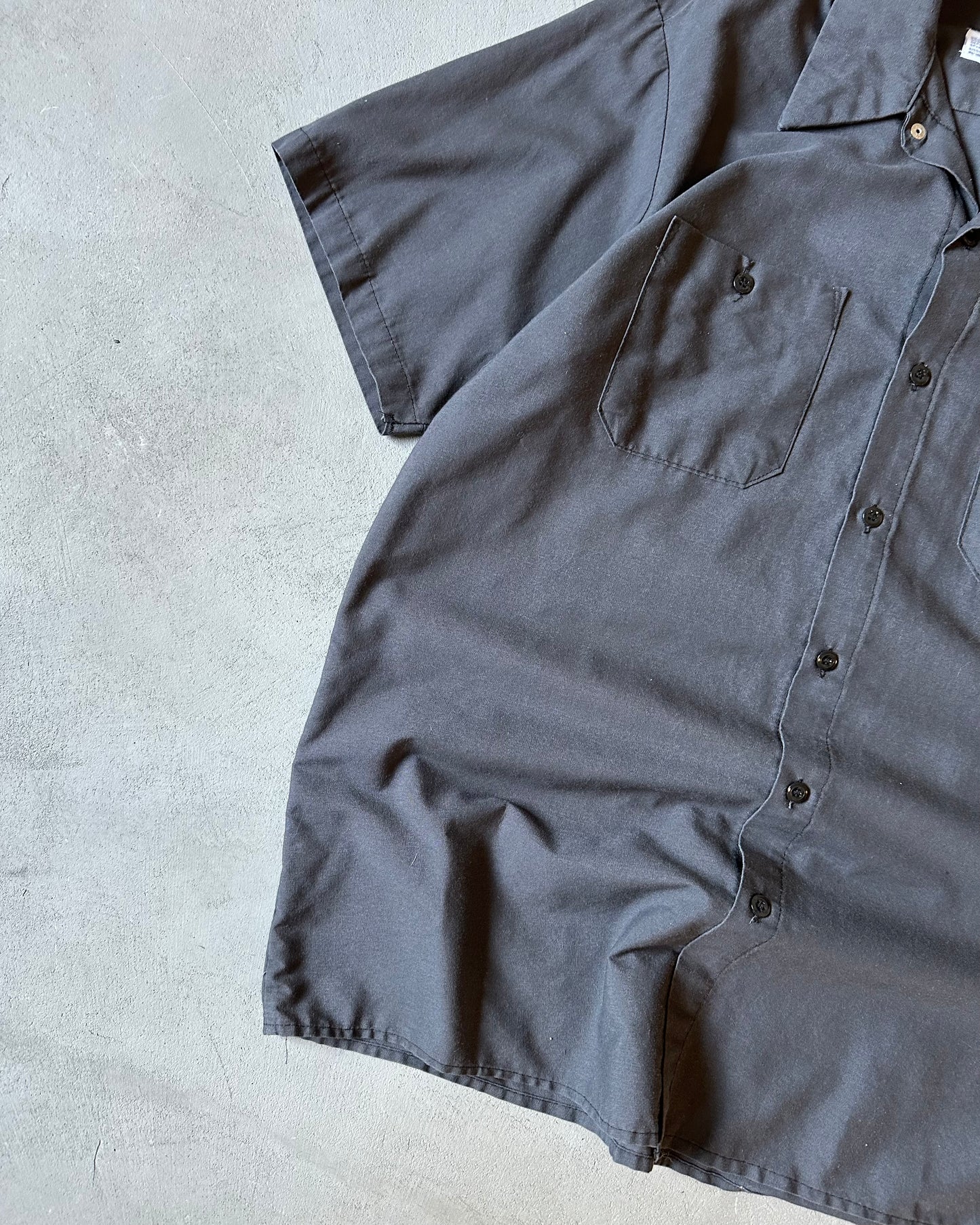 2000s - Charcoal Mercedes Work Shirt - L