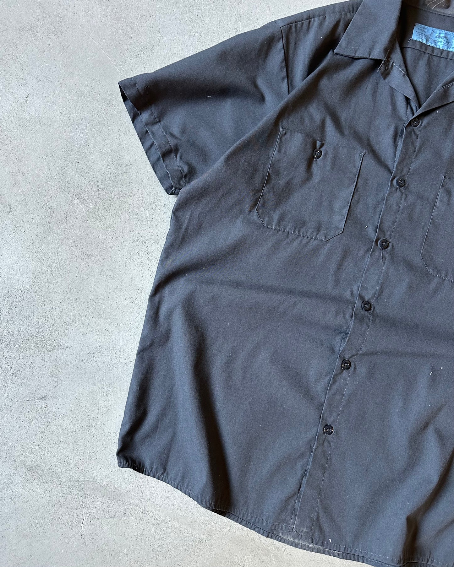 2000s - Charcoal Mercedes Work Shirt - L