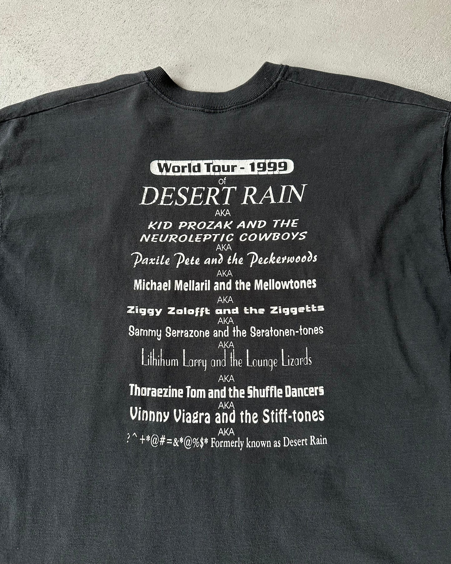 1990s - Black Desert Rain T-Shirt - XL