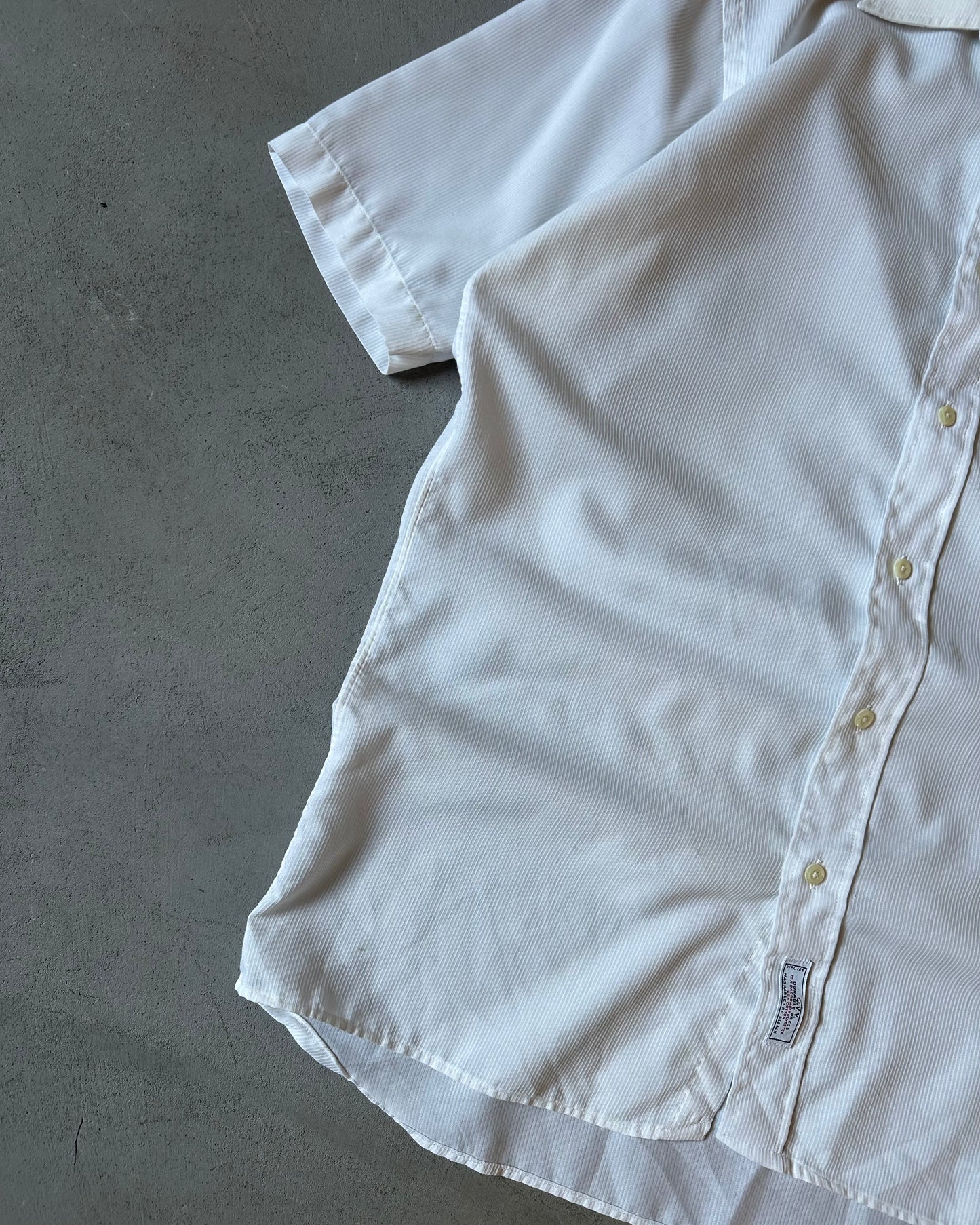 1980s - White Christian Dior Button Up - M/L