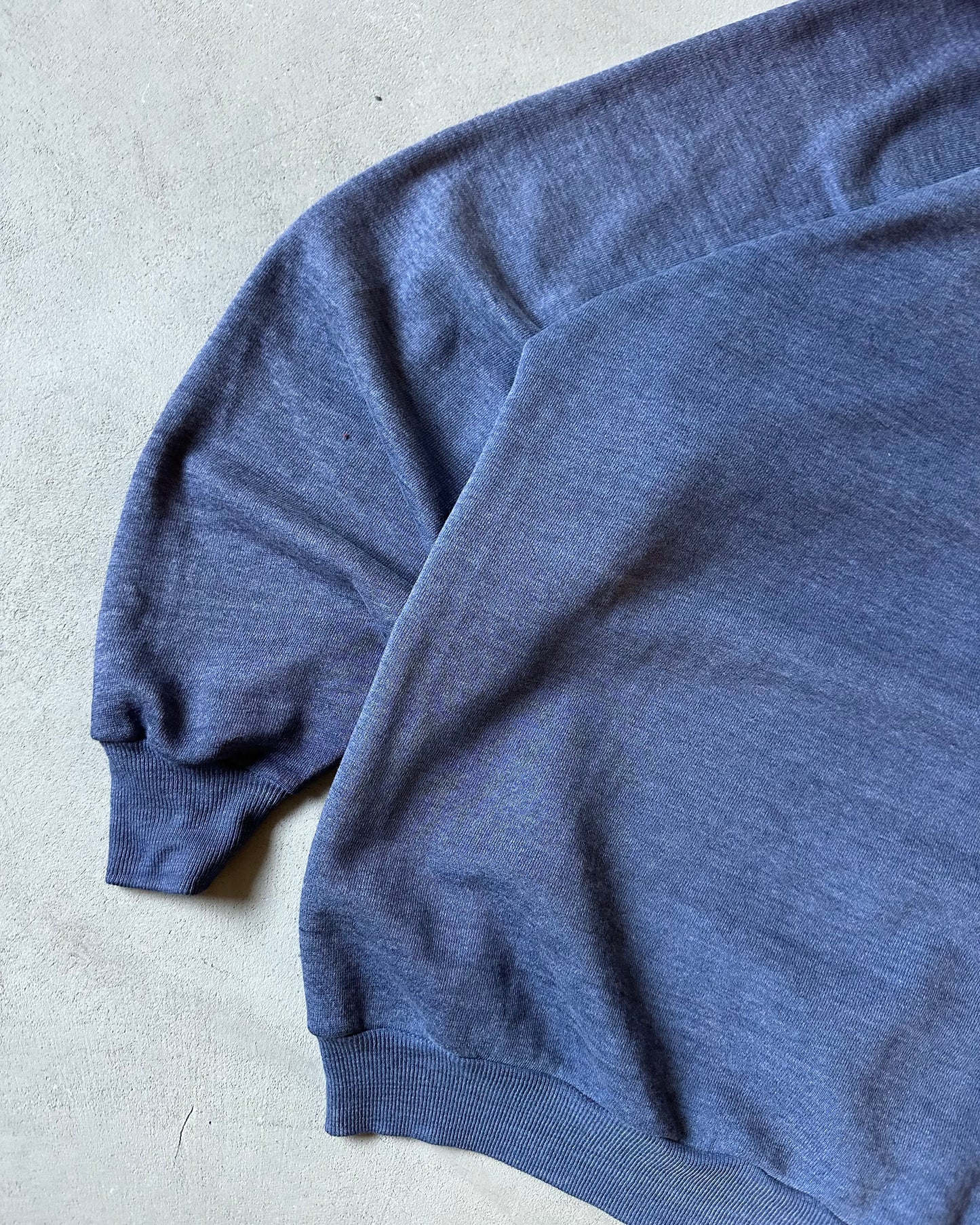 1970s - Faded Navy "Folk Festival" Crewneck - XL