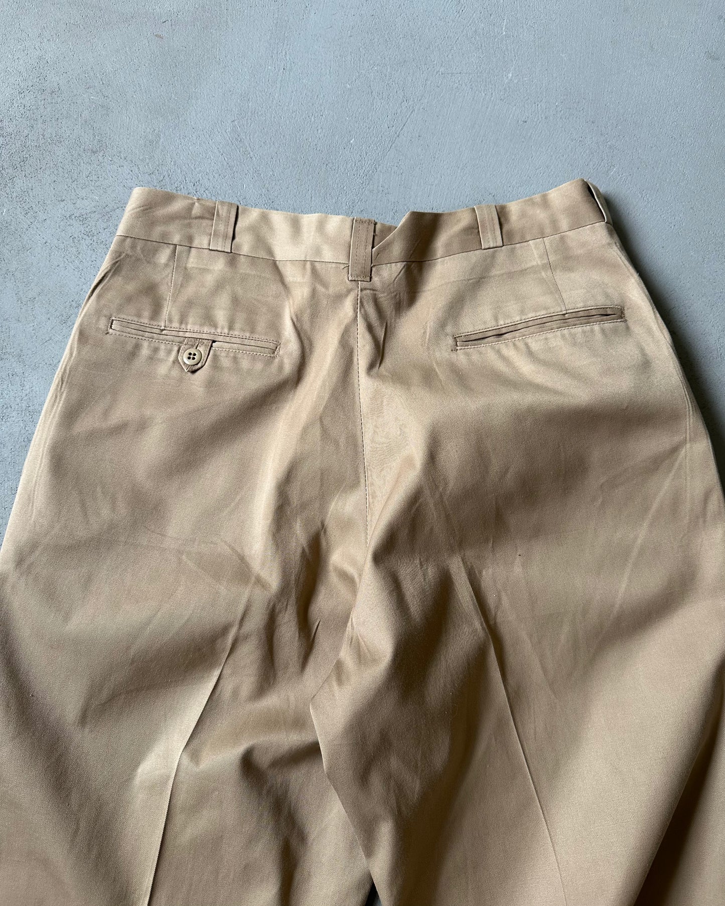 1960s - Tan Chinos - 30x31