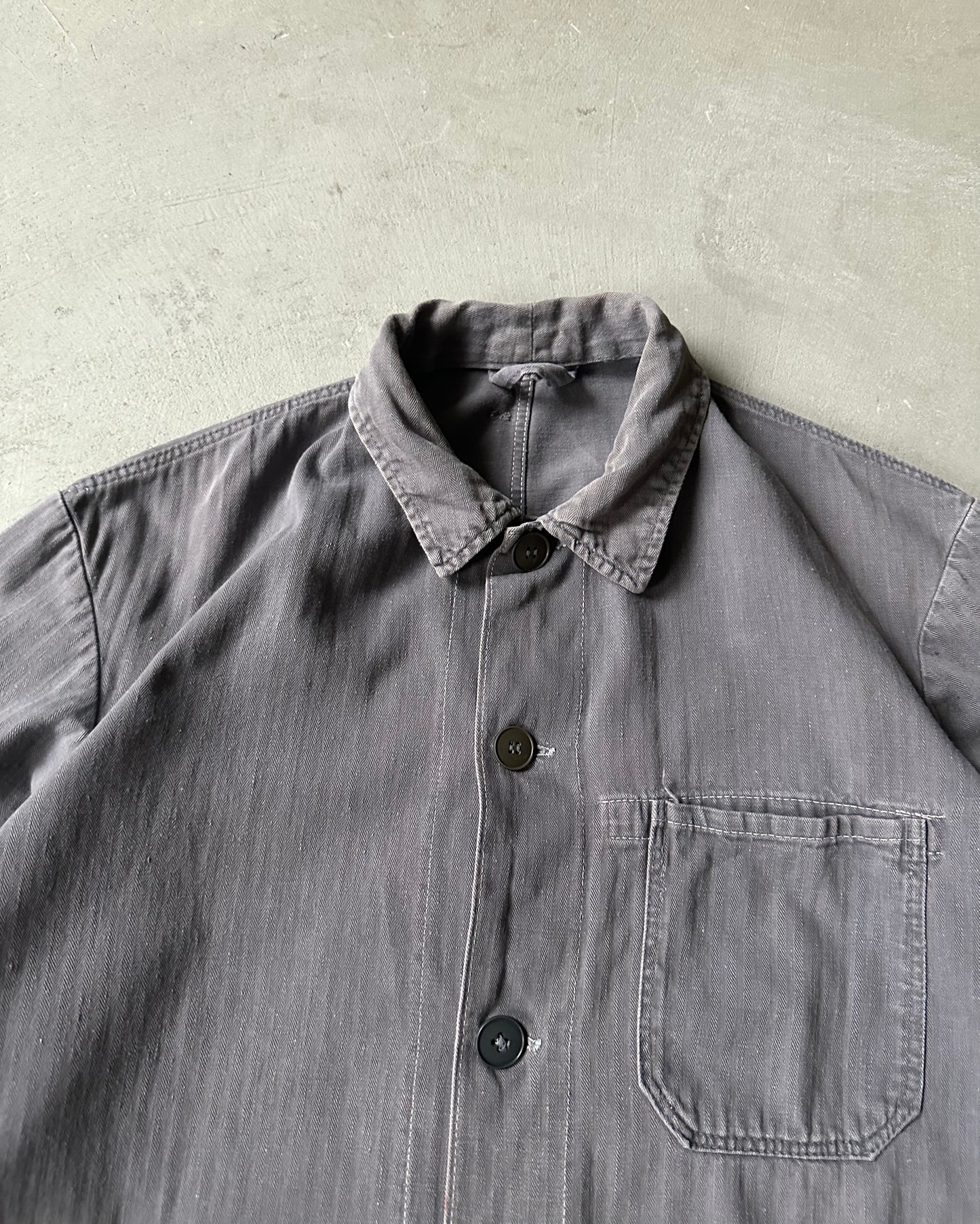 1970s - Grey HBT Euro Chore - M/L