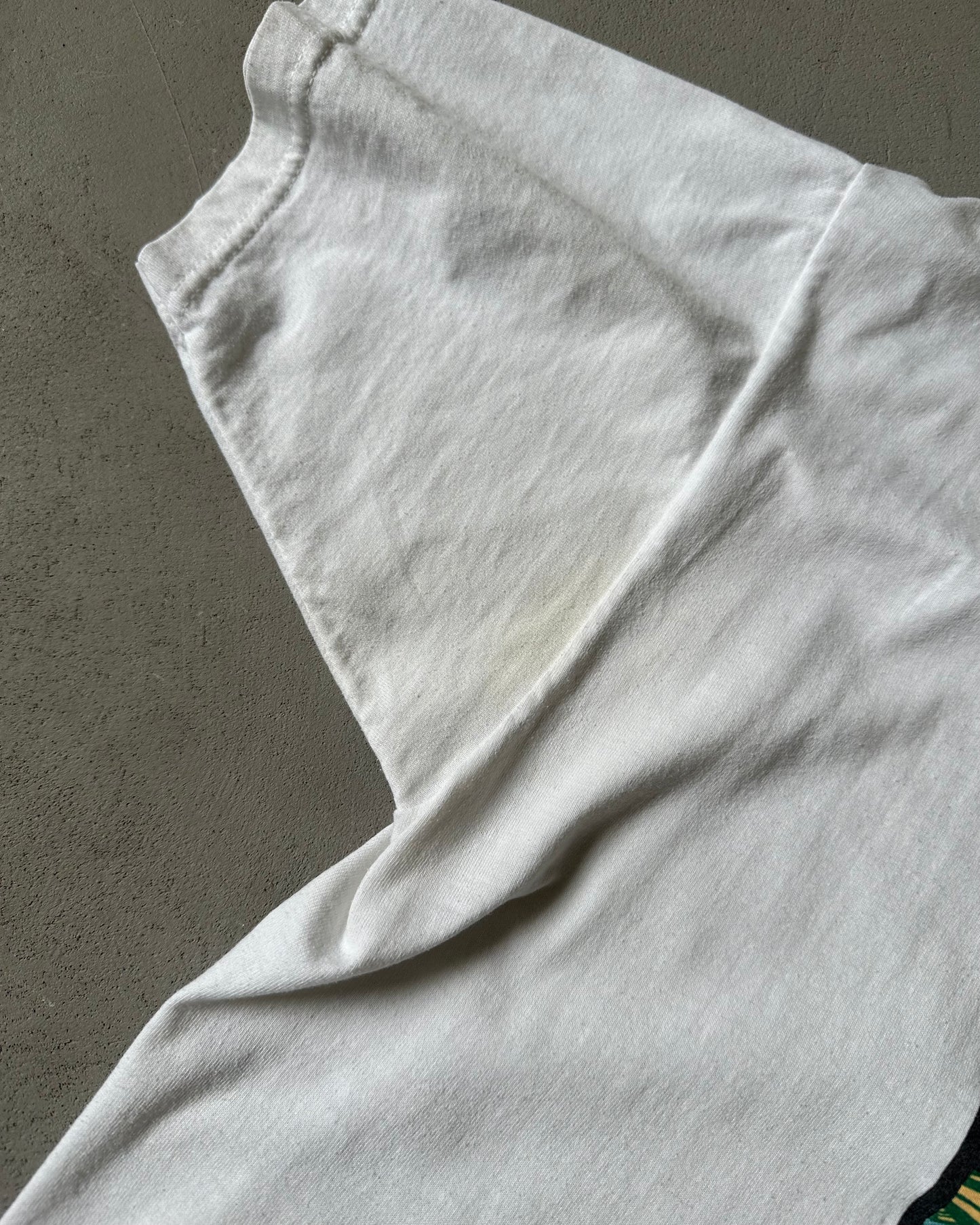 1990s - White "Living Coast" T-Shirt - L/XL