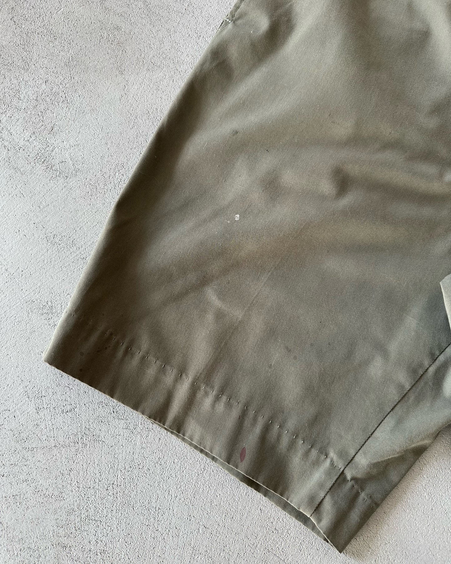 1970s - Distressed Dark Green Golf Shorts - 31