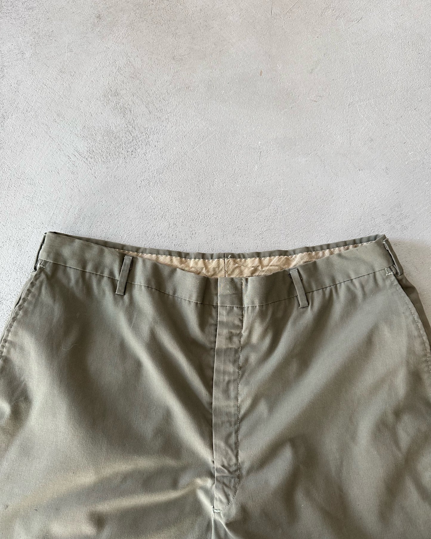 1970s - Distressed Dark Green Golf Shorts - 31