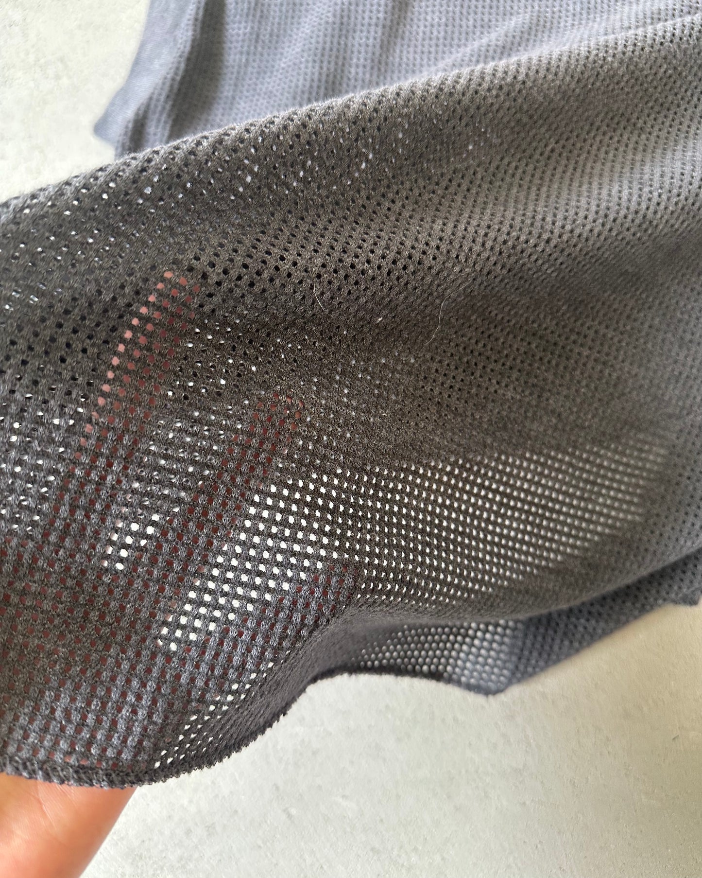 1980s - Charcoal Mesh Muscle Tank Top - S