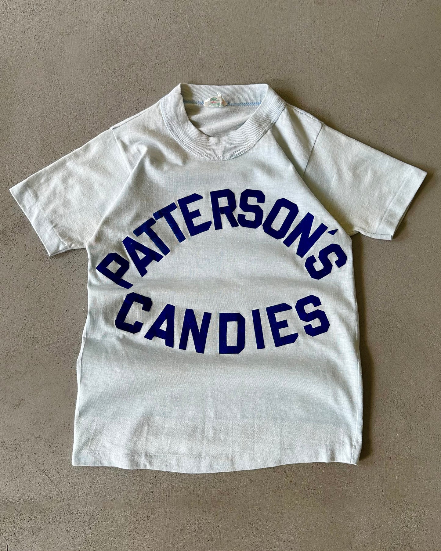 1970s - Blue "Candies" Baby T-Shirt - (W)XXS