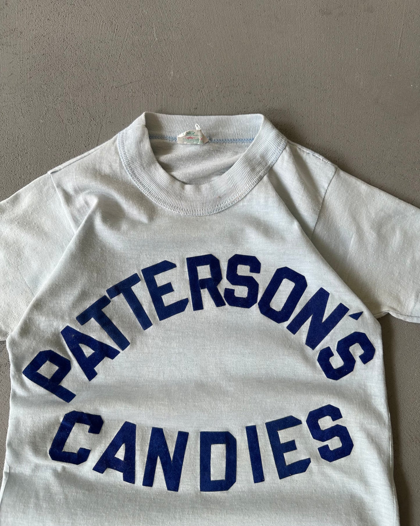 1970s - Blue "Candies" Baby T-Shirt - (W)XXS