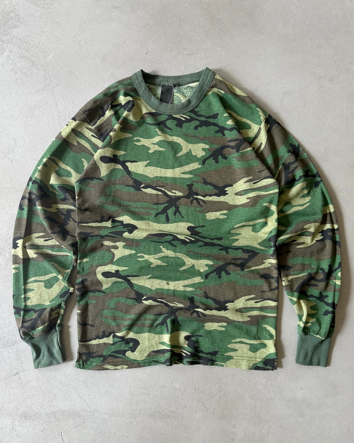1980s - Camo Longsleeve - M