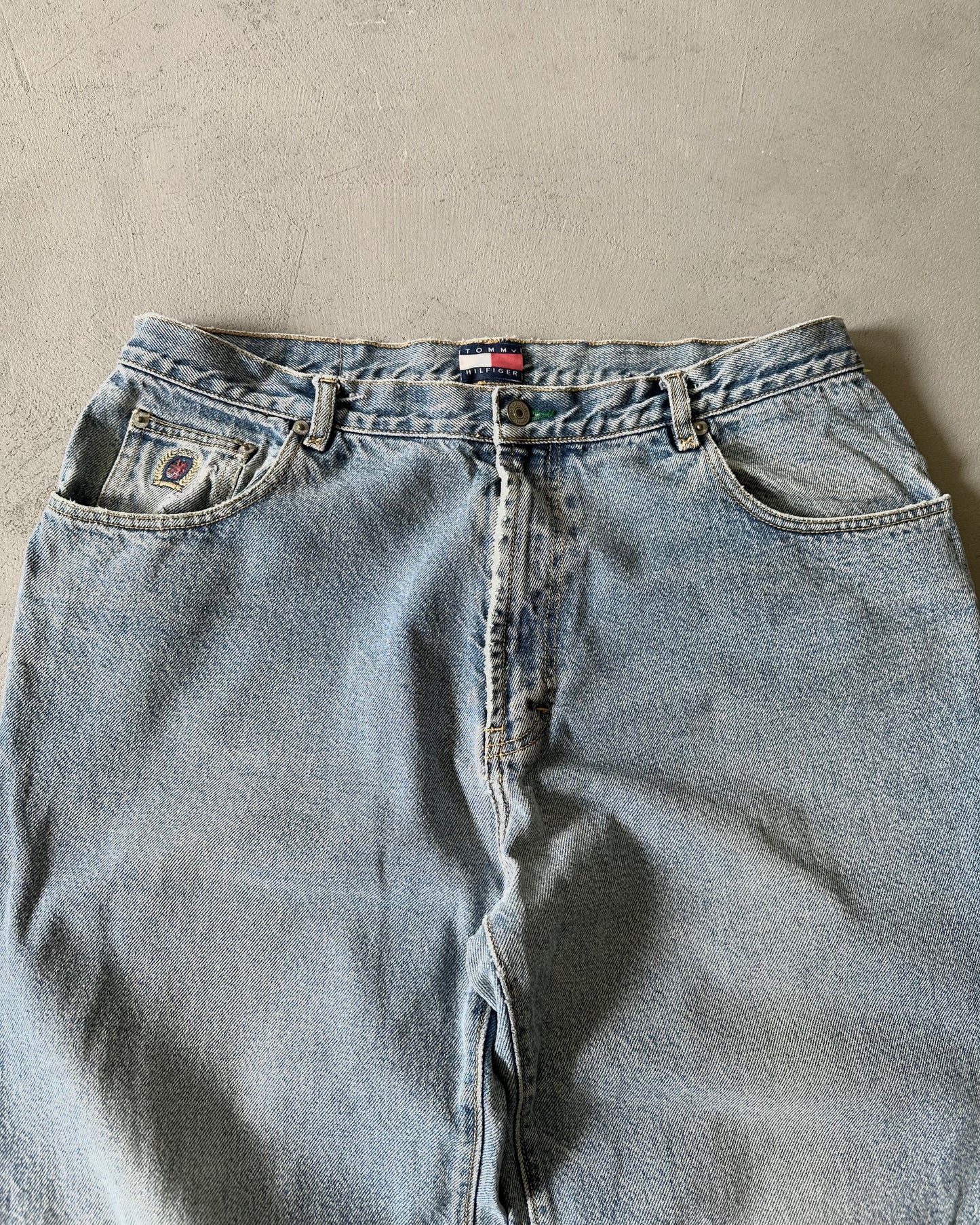 1990s - Tommy Hilfiger Loose Jeans - 36x30