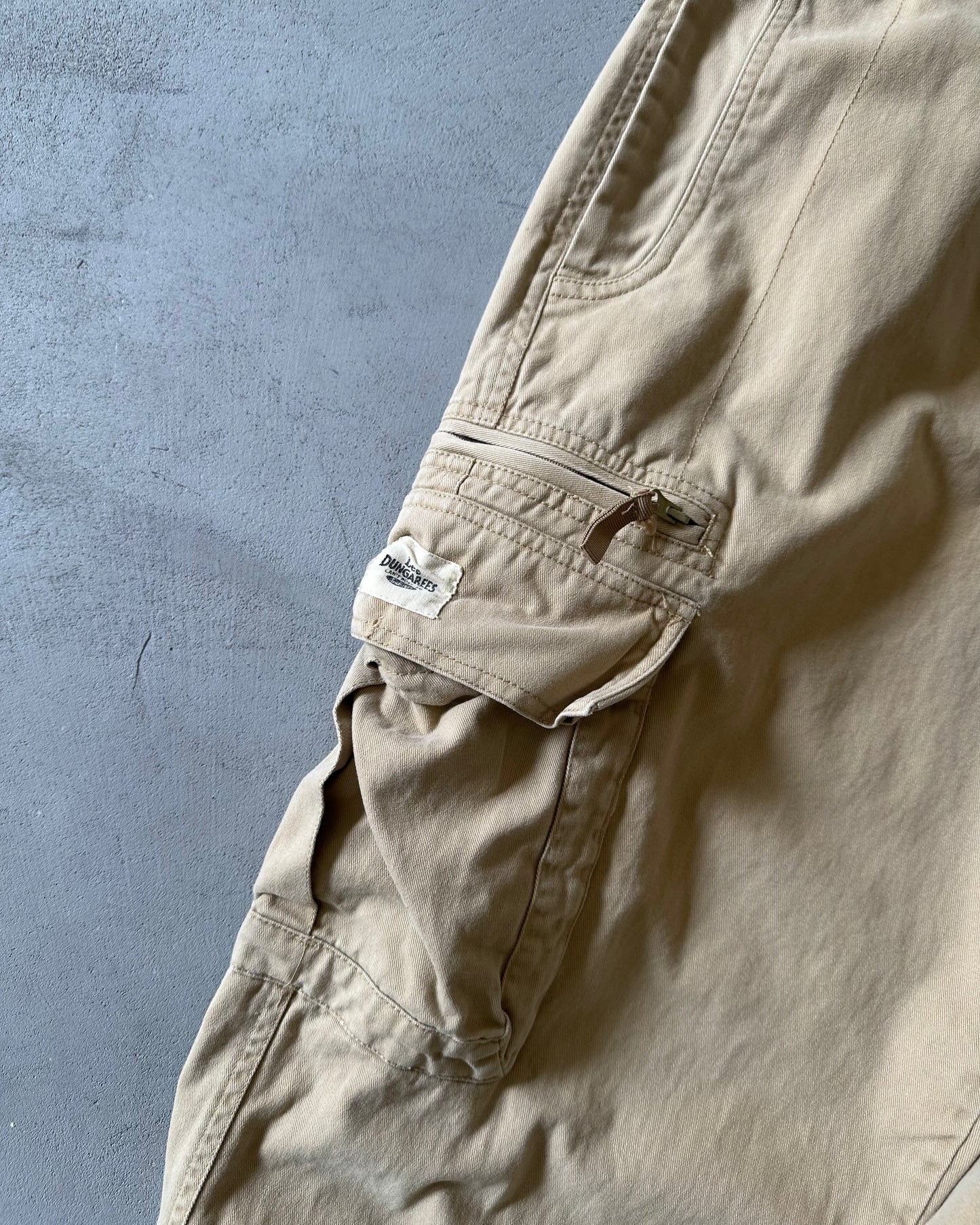 2000s - Tan LEE Dungarees Cargo Pants - 31x29