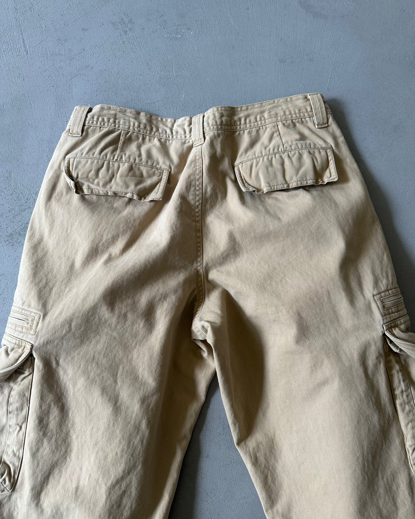 2000s - Tan LEE Dungarees Cargo Pants - 31x29
