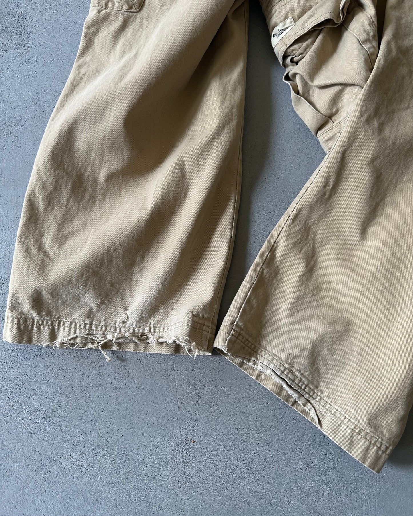 2000s - Tan LEE Dungarees Cargo Pants - 31x29