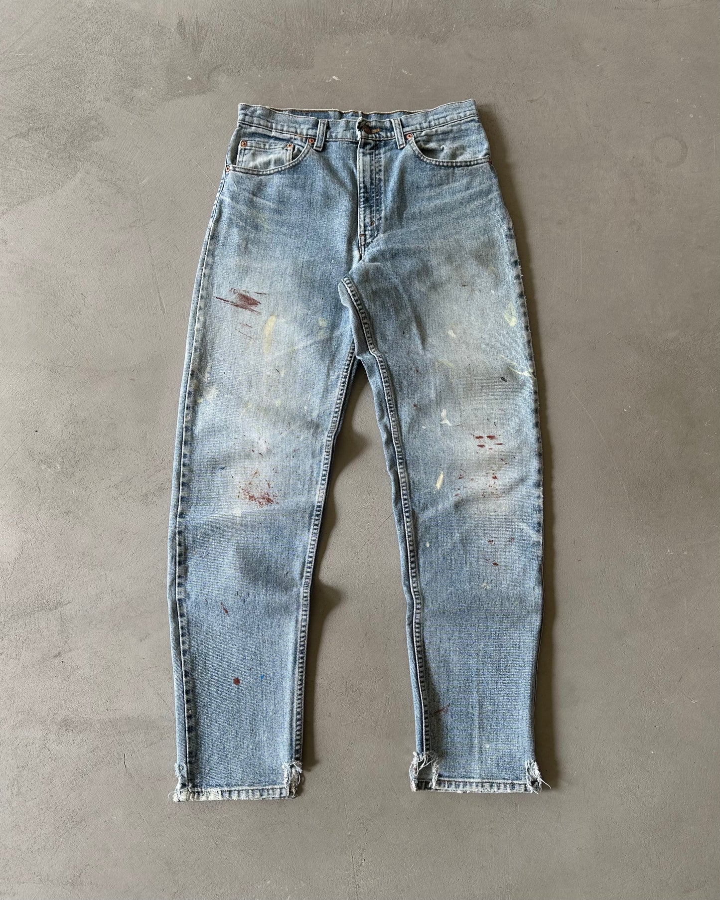 1990s - Distressed Levi's 550 Painters Jeans USA - 30x33