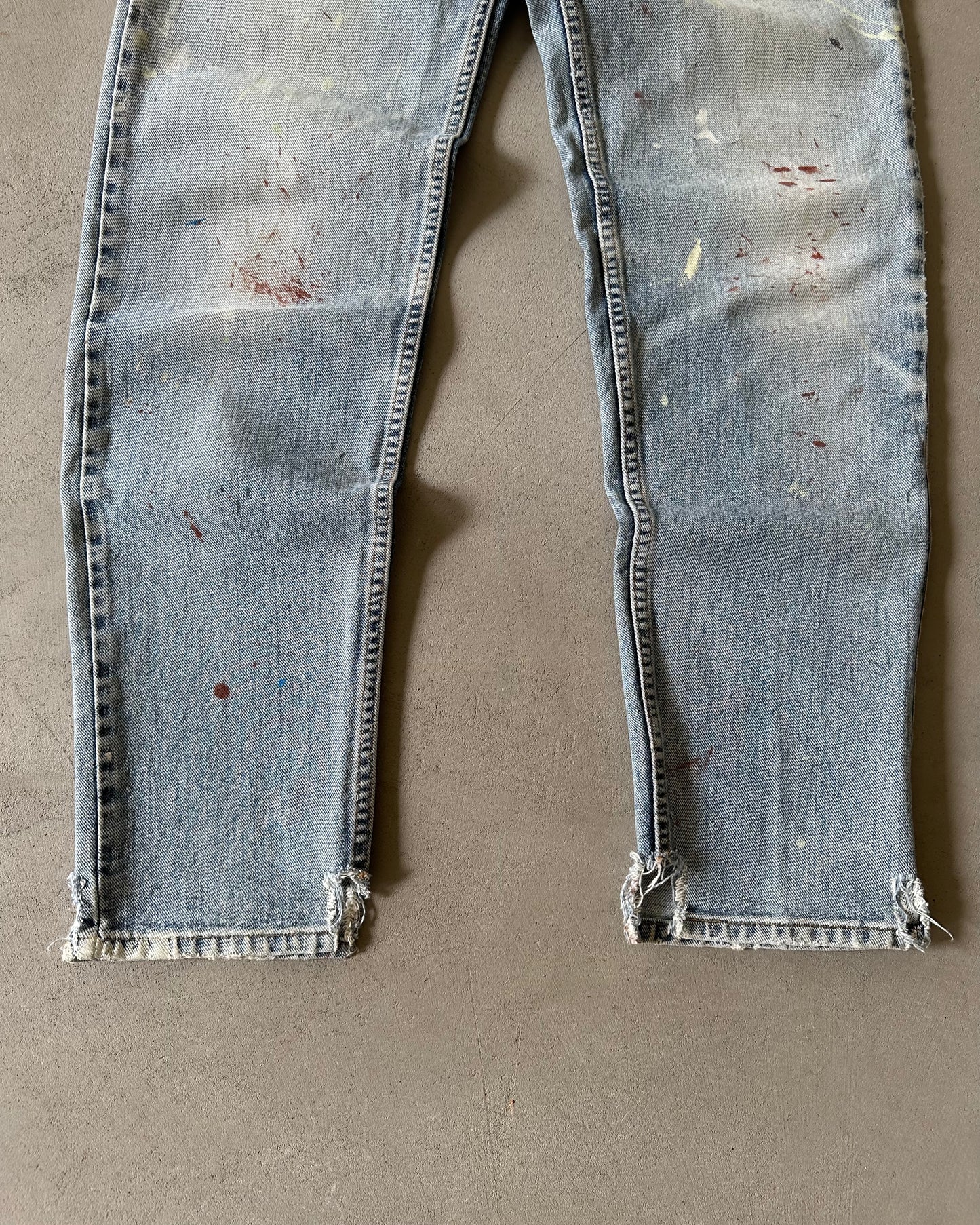 1990s - Distressed Levi's 550 Painters Jeans USA - 30x33