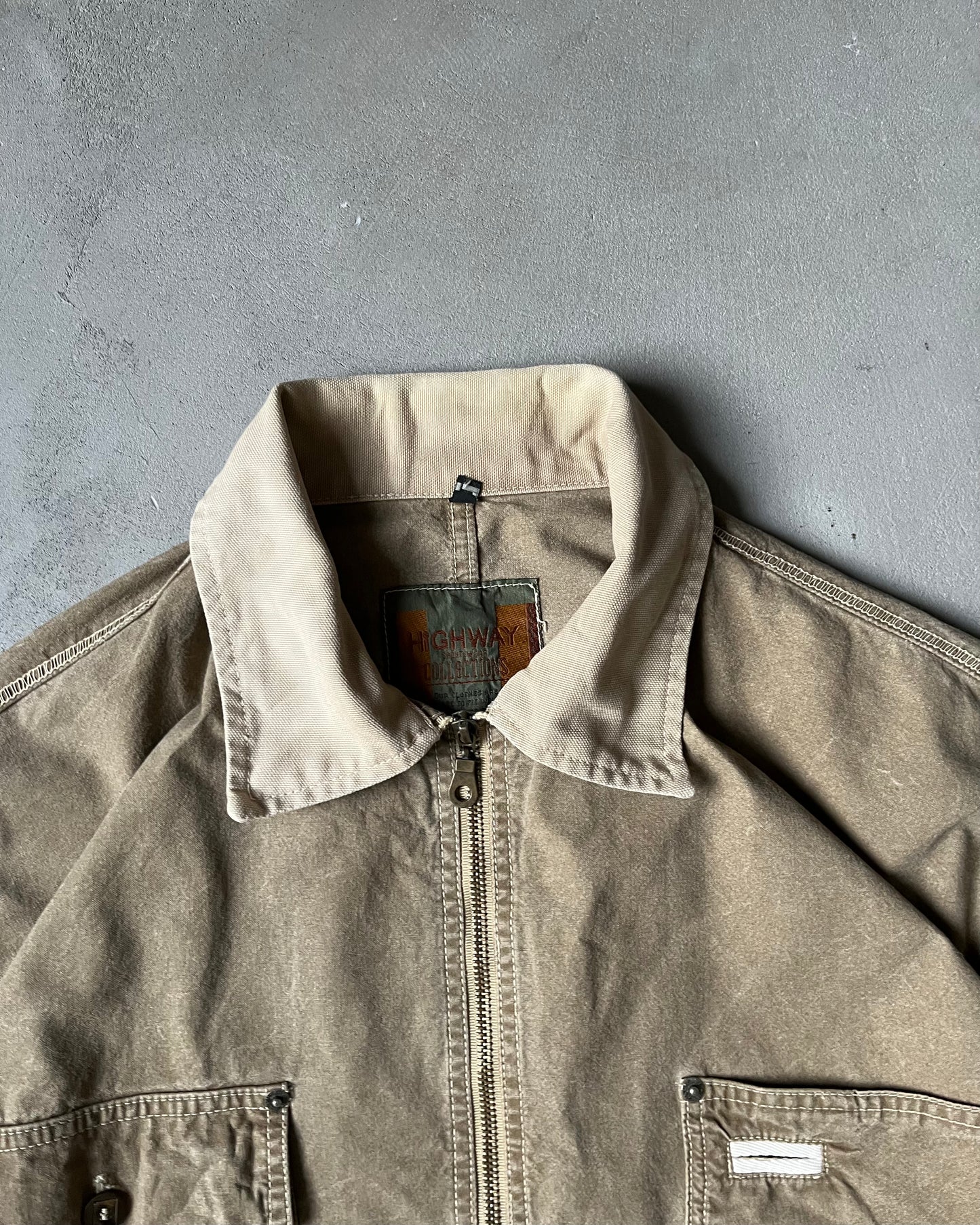 2000s - Brown Light Work Jacket - L