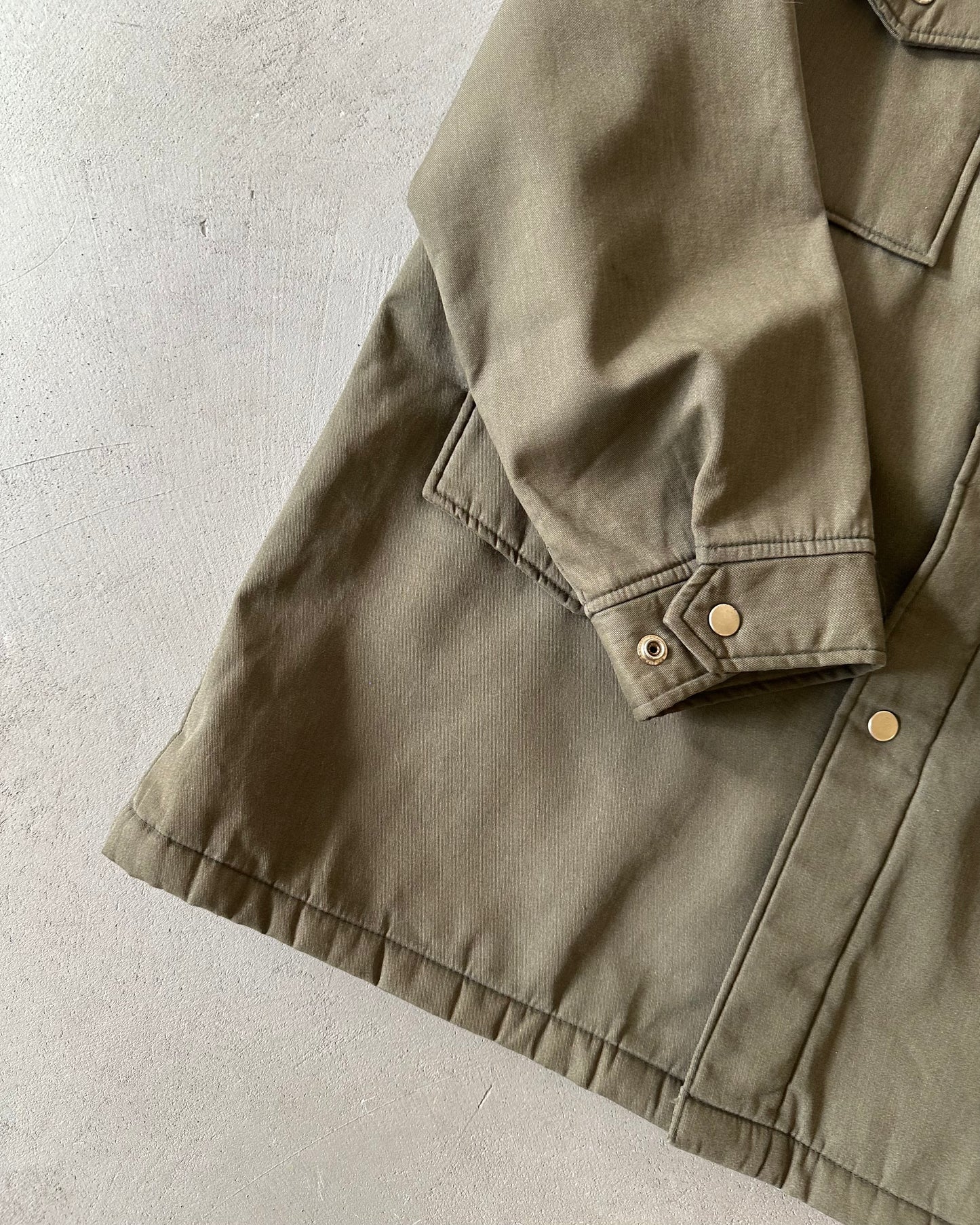 1960s - Dark Green Sears Work Jacket - L/XL