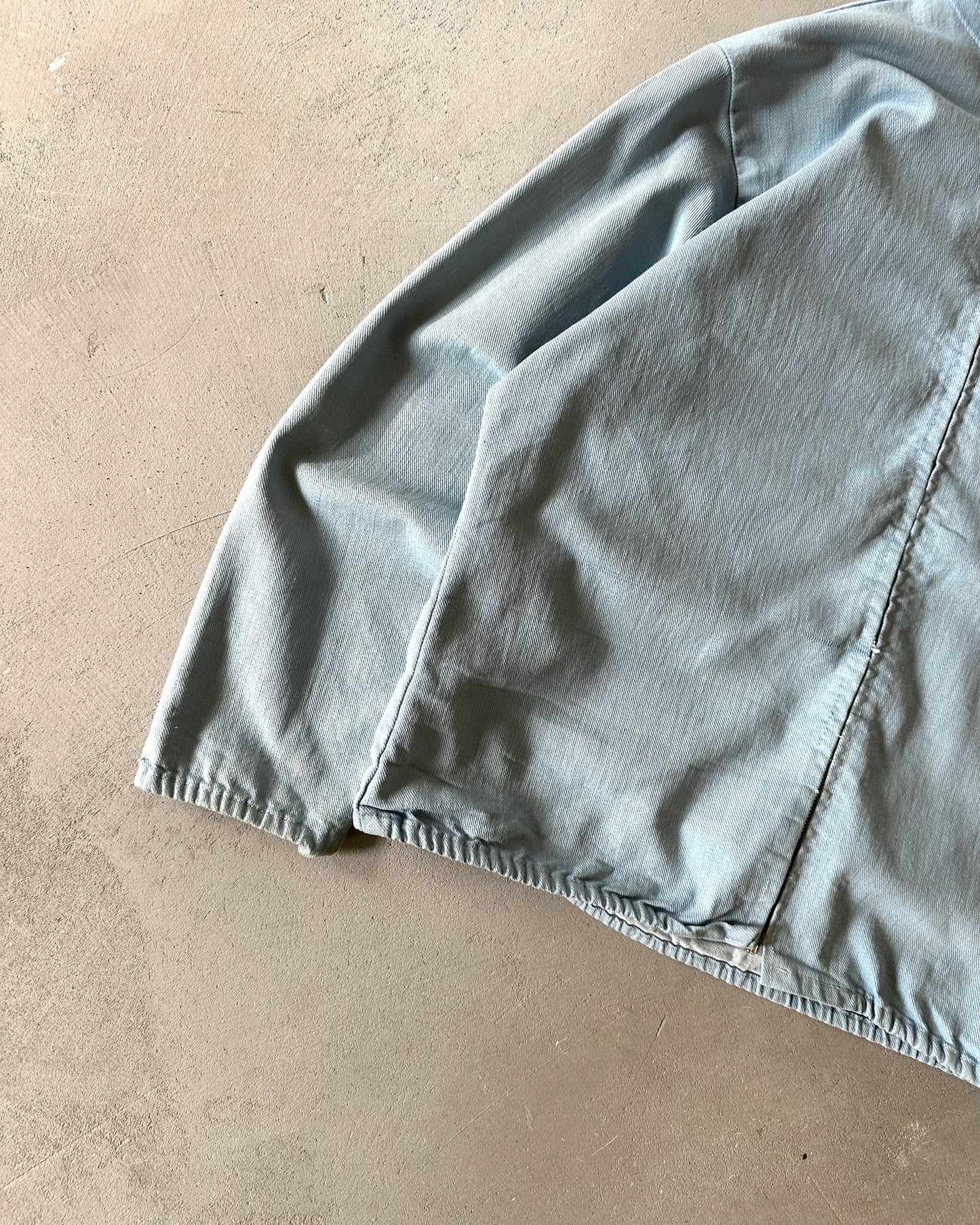 1960s - Blue Women Light Hooded Jacket - (W)S