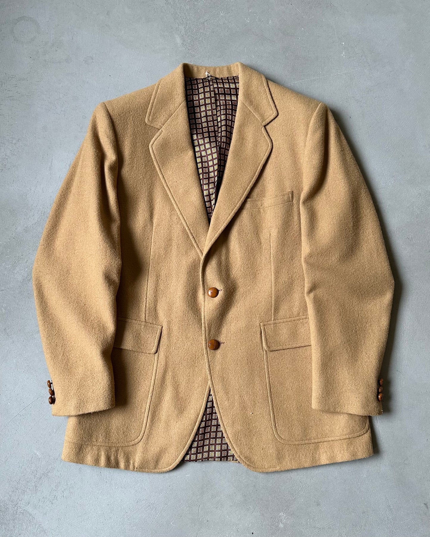 1970s - Camel Bal-Paca Blazer - 42