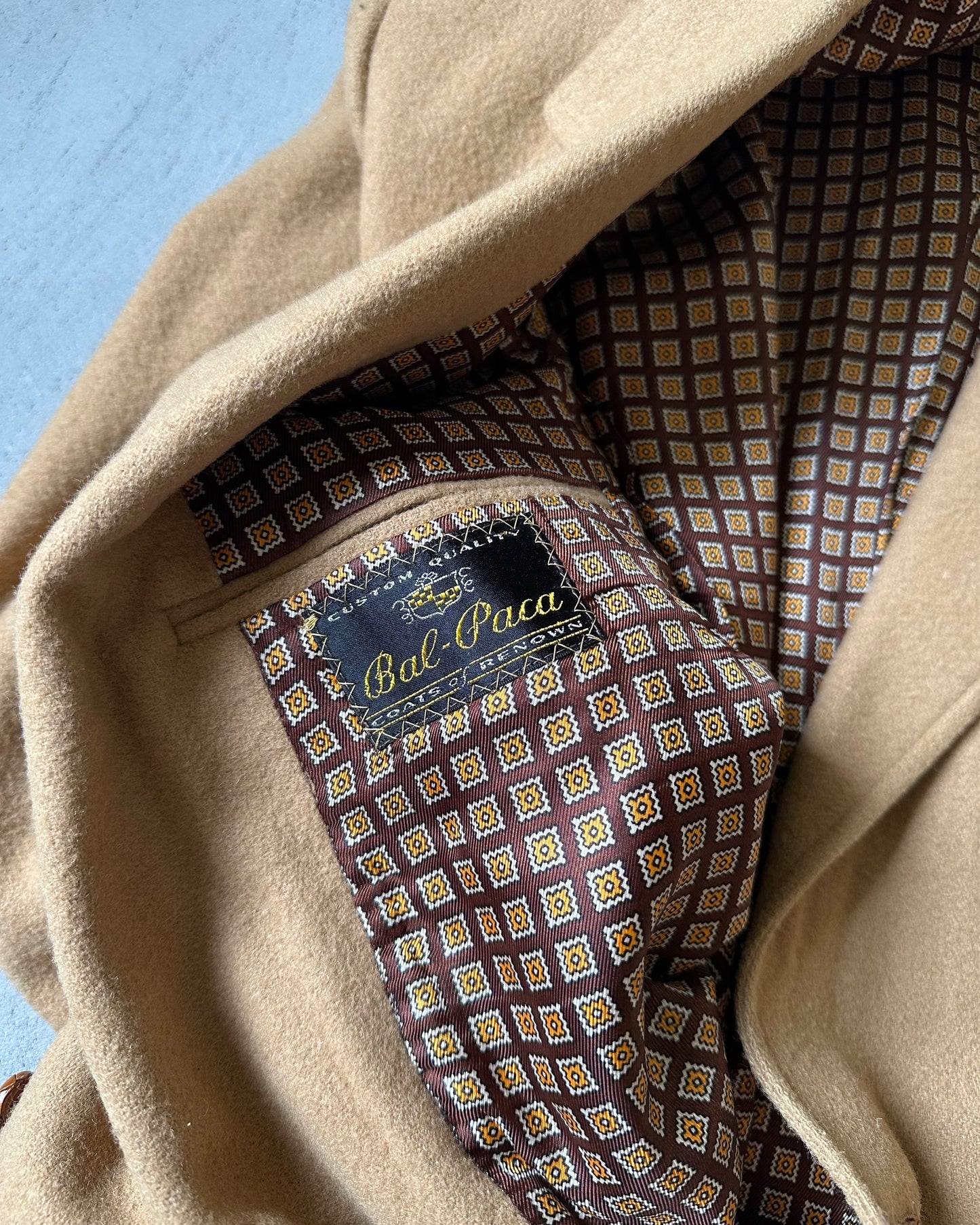 Années 1970 - Blazer Bal-Paca couleur Chameau - 42