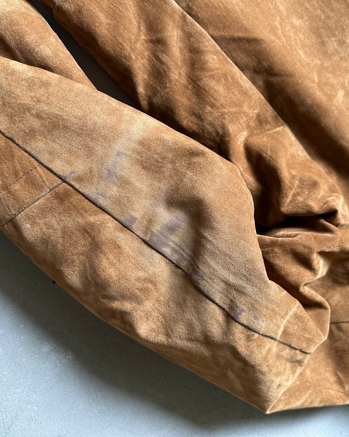 1970s - Brown Field Stream Faux Fur Jacket - M
