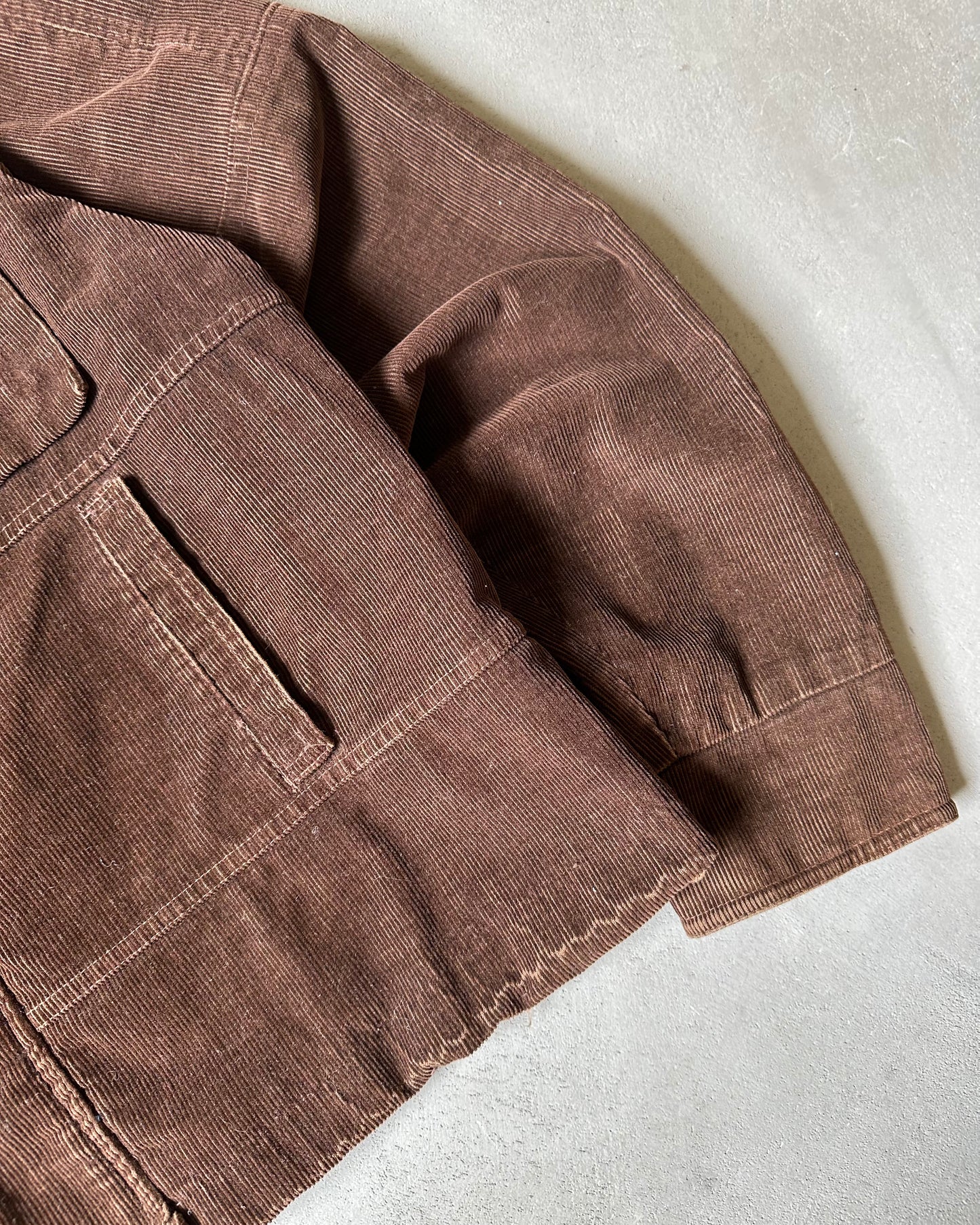 1980s - Brown Mac Mor Corduroy Jacket - M/L