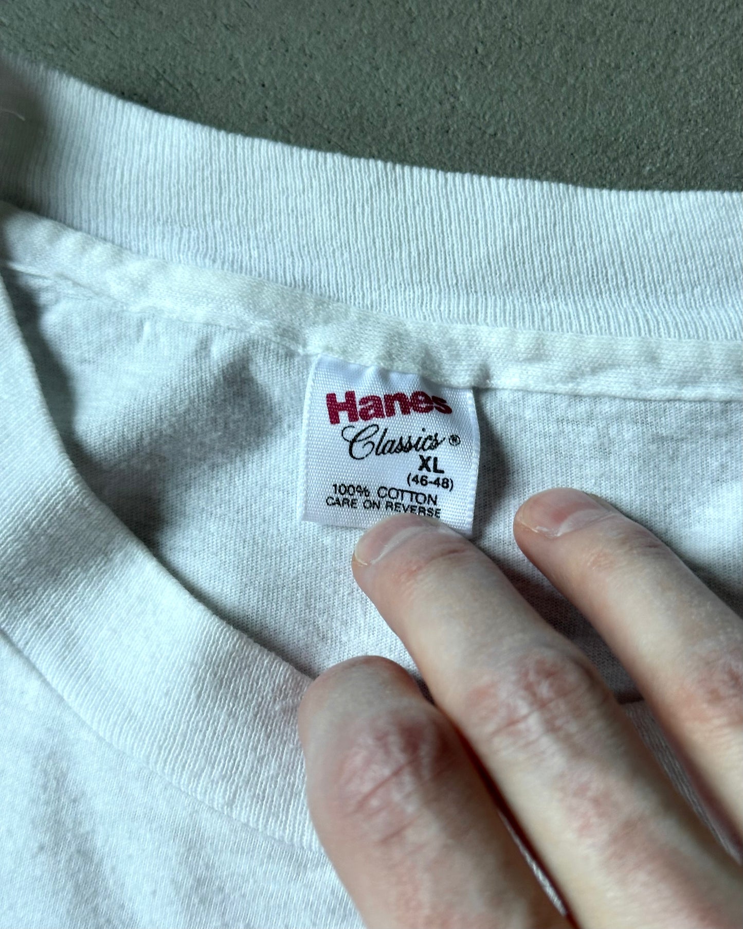 1990s - White Periodic Table T-Shirt - XL