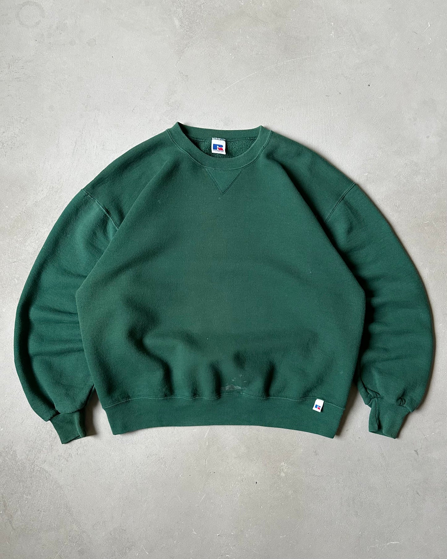 1990s - Green Russell Crewneck - M/L