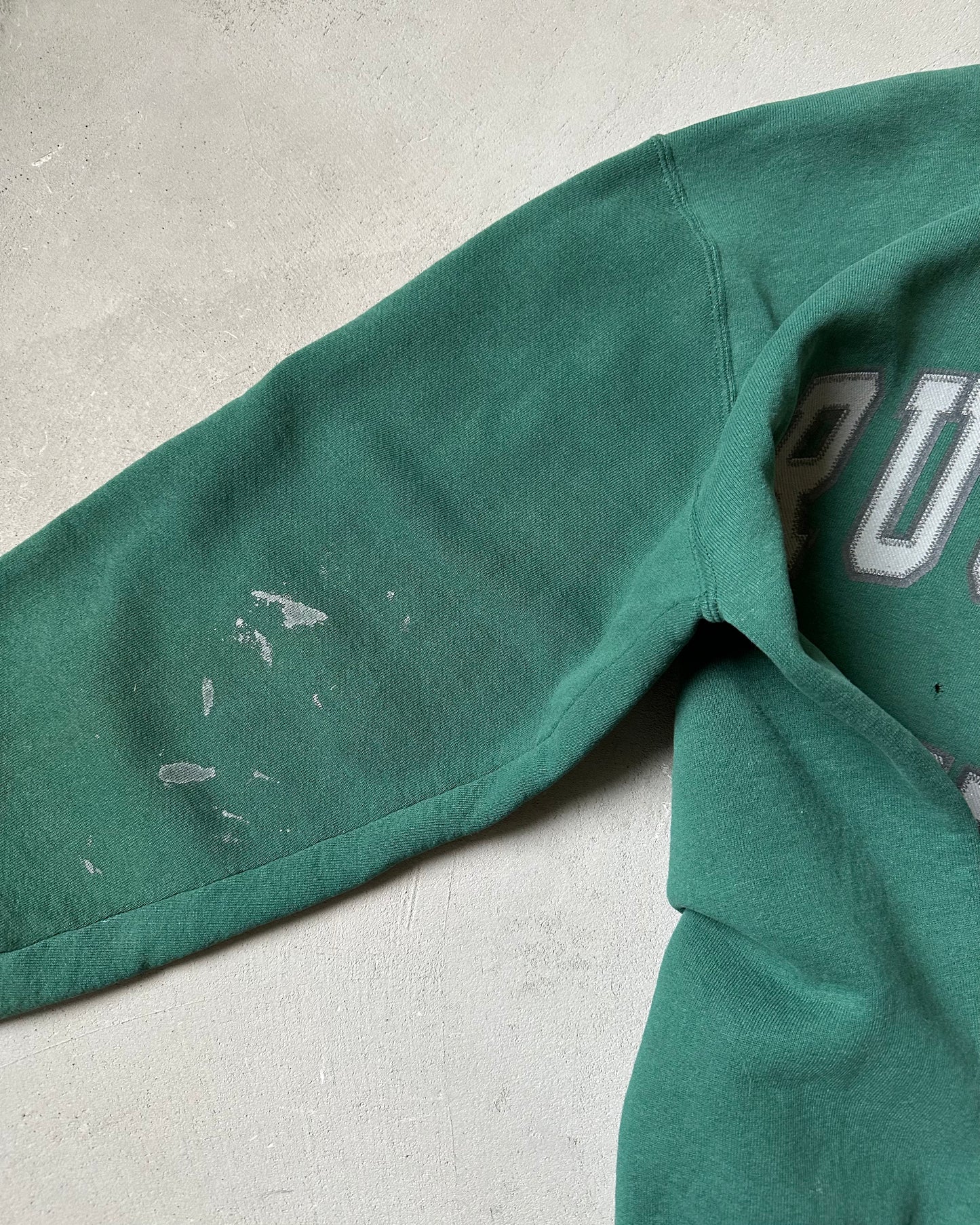 1990s - Green Russell Athletic Crewneck - L