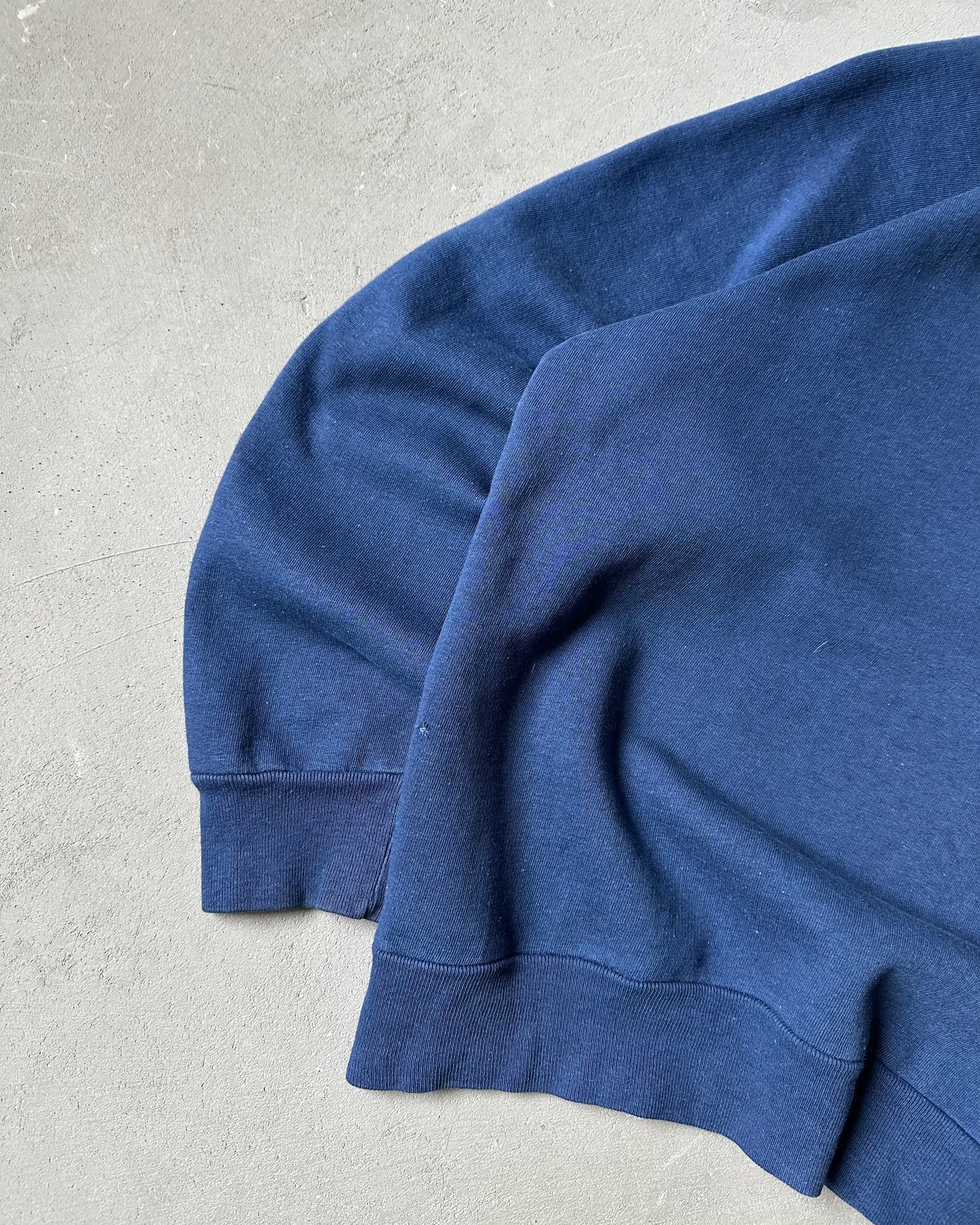1970s - Navy Blank Crewneck - S/M