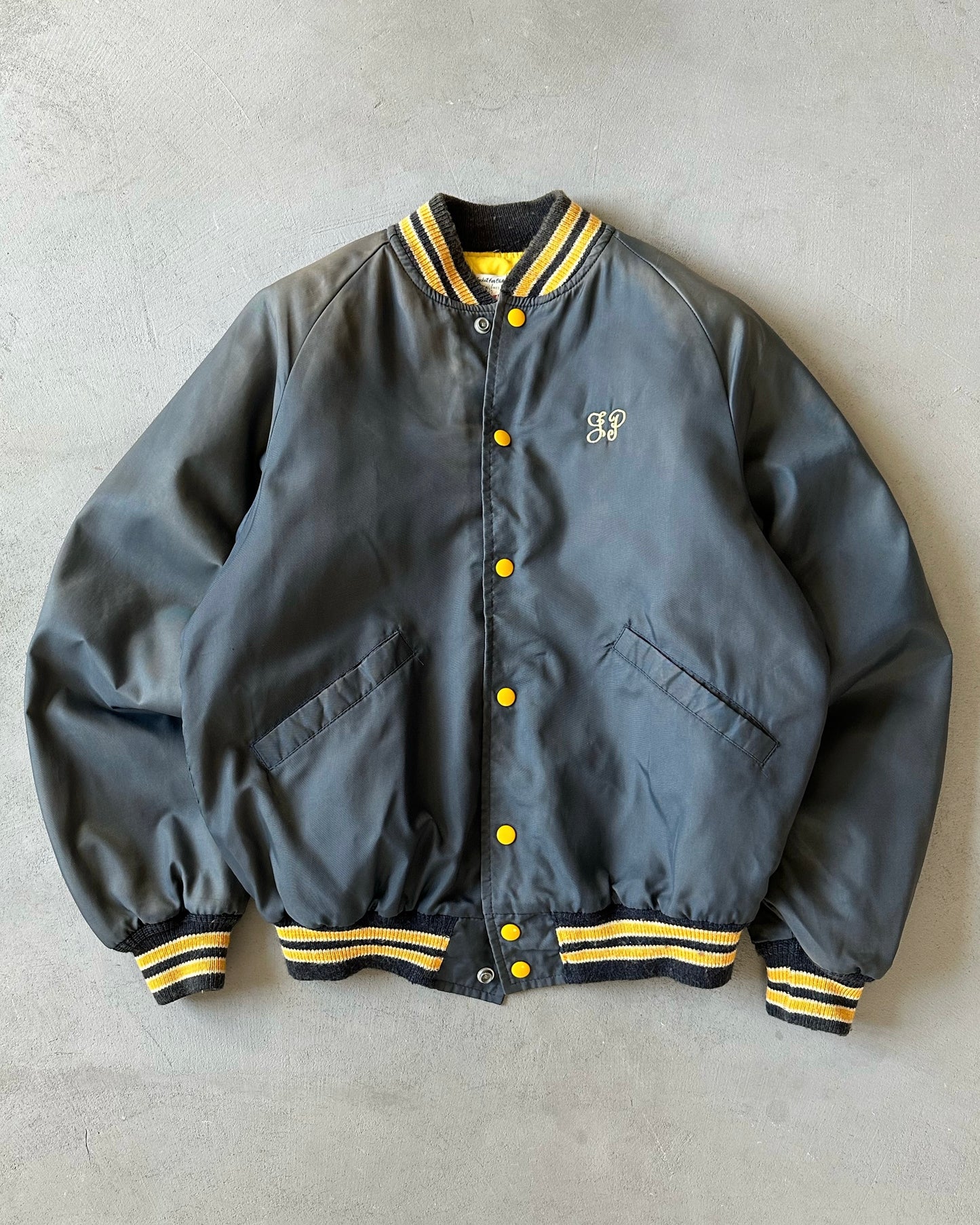 1970s - Faded Navy Butwin Army Bomber Jacket - M/L