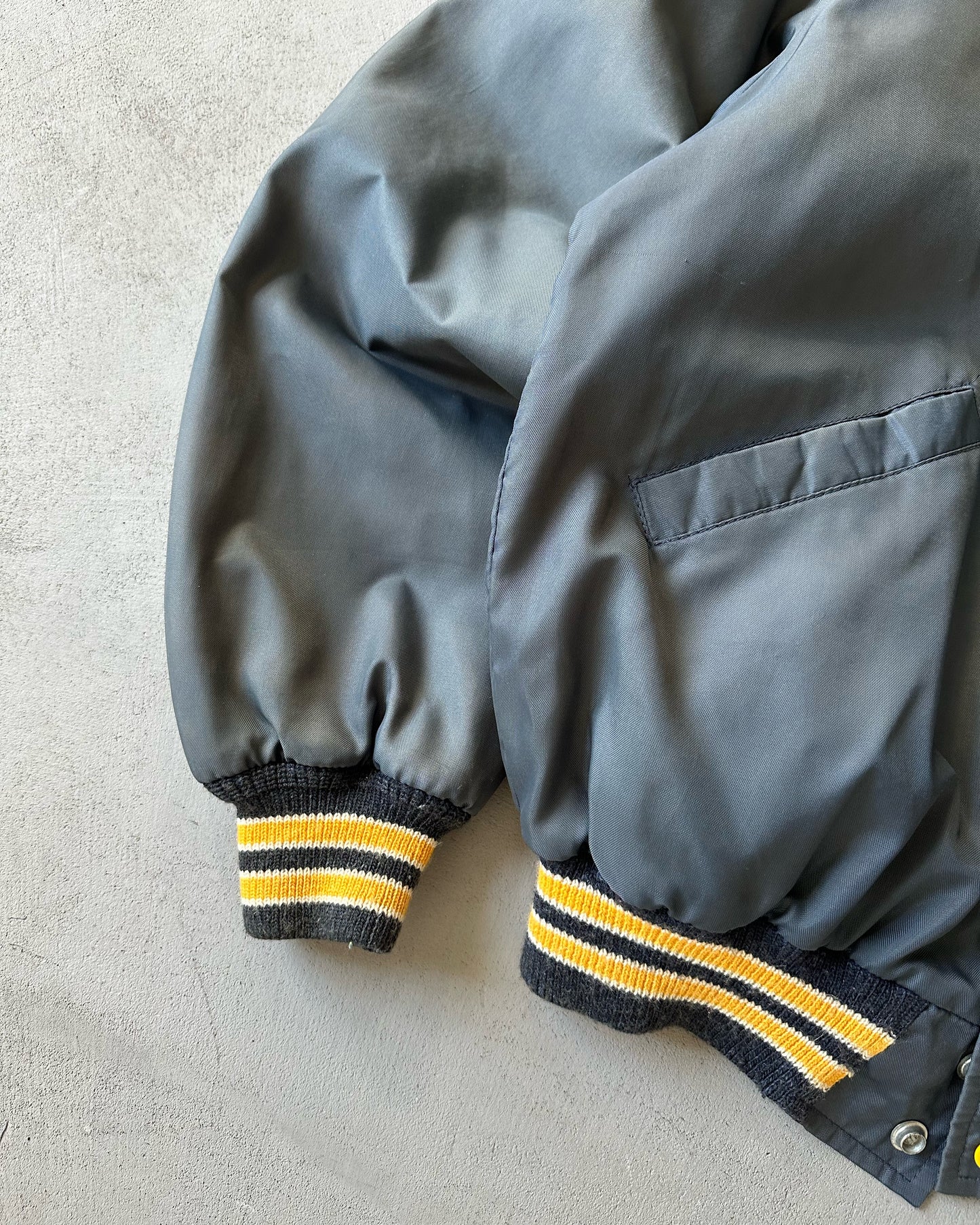 1970s - Faded Navy Butwin Army Bomber Jacket - M/L