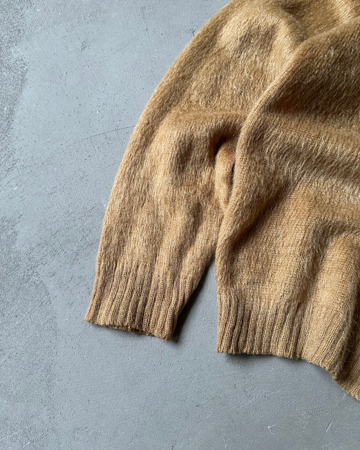 1960s - Camel Jantzen Mohair Sweater - XL