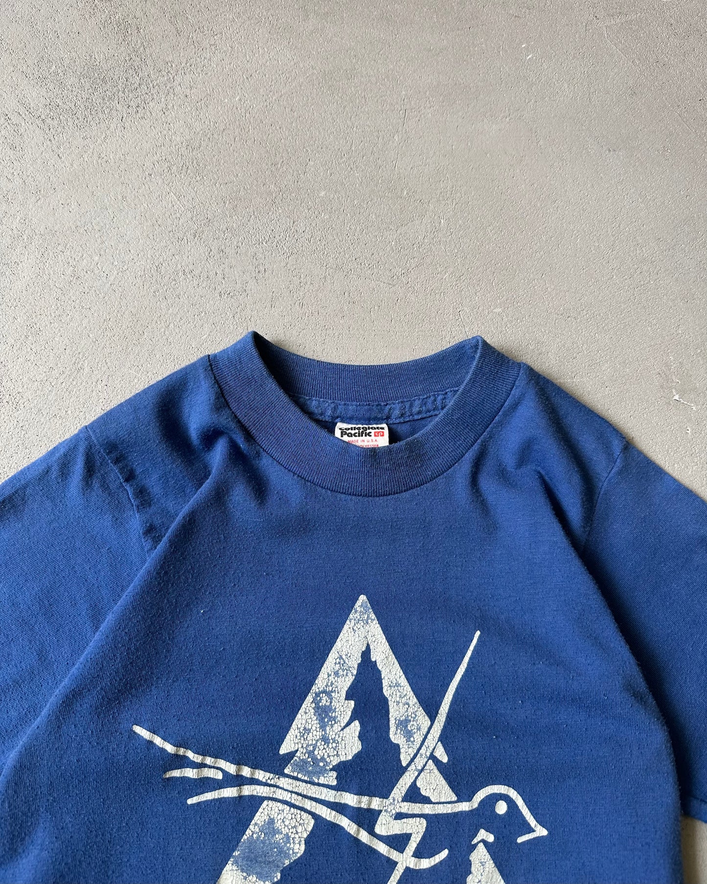 1970s - Blue Birdsall Edey Baby T-Shirt - (W)XXS/XS