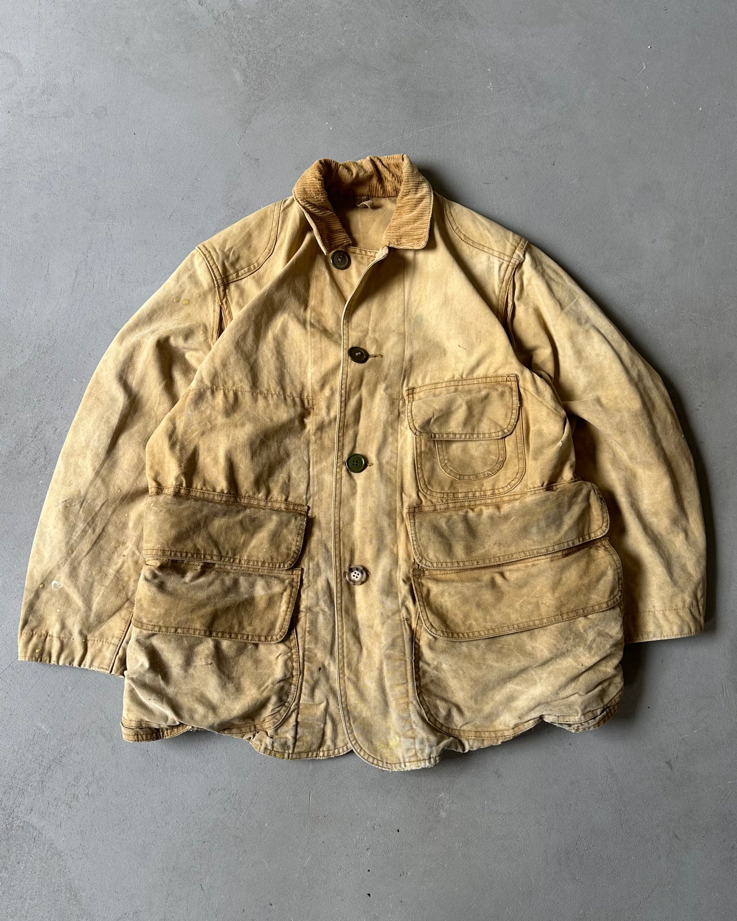1960s - Distressed Duck Fieldmaster Hunting Jacket - M