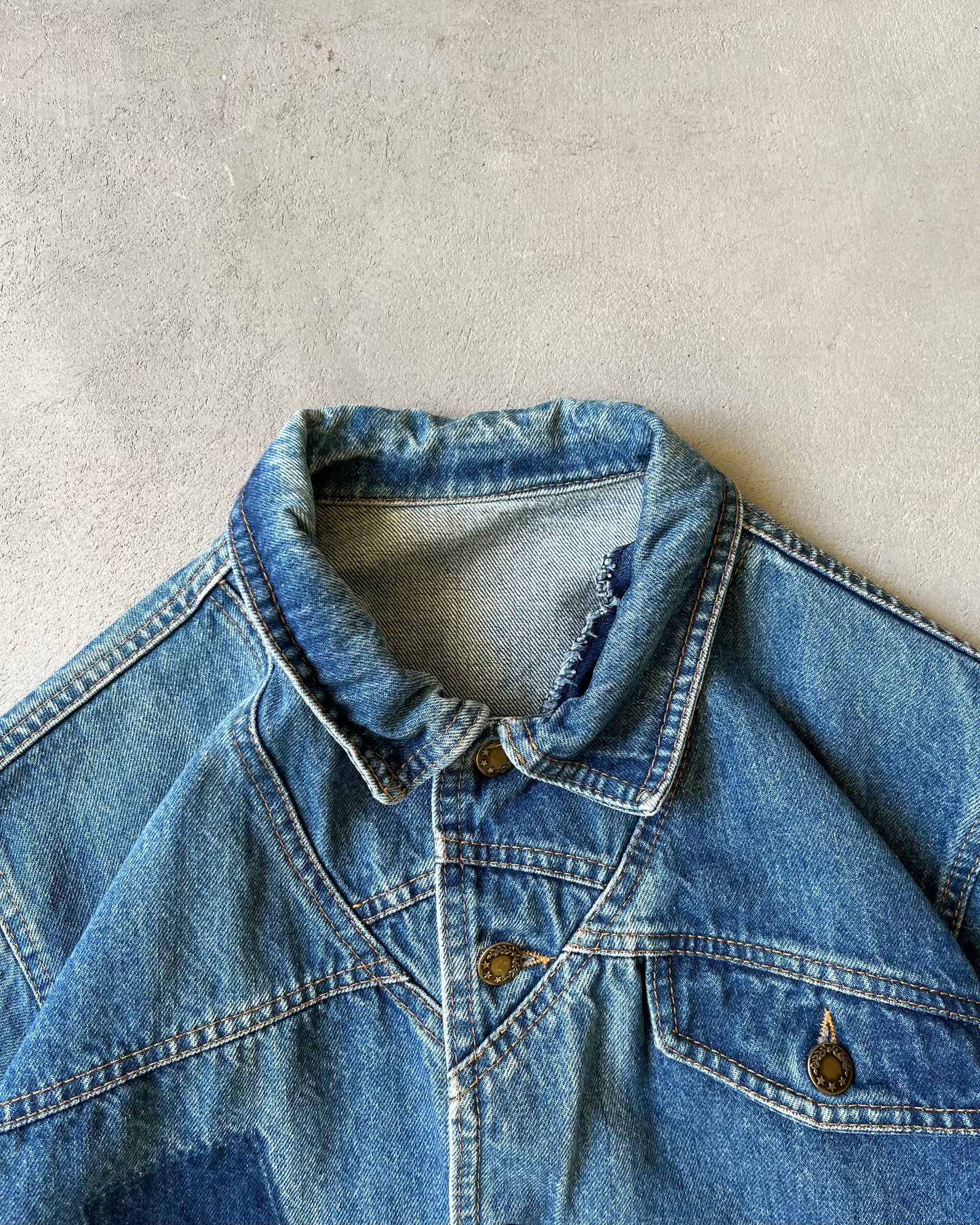 1980s - Euro Denim Jacket - XS/S