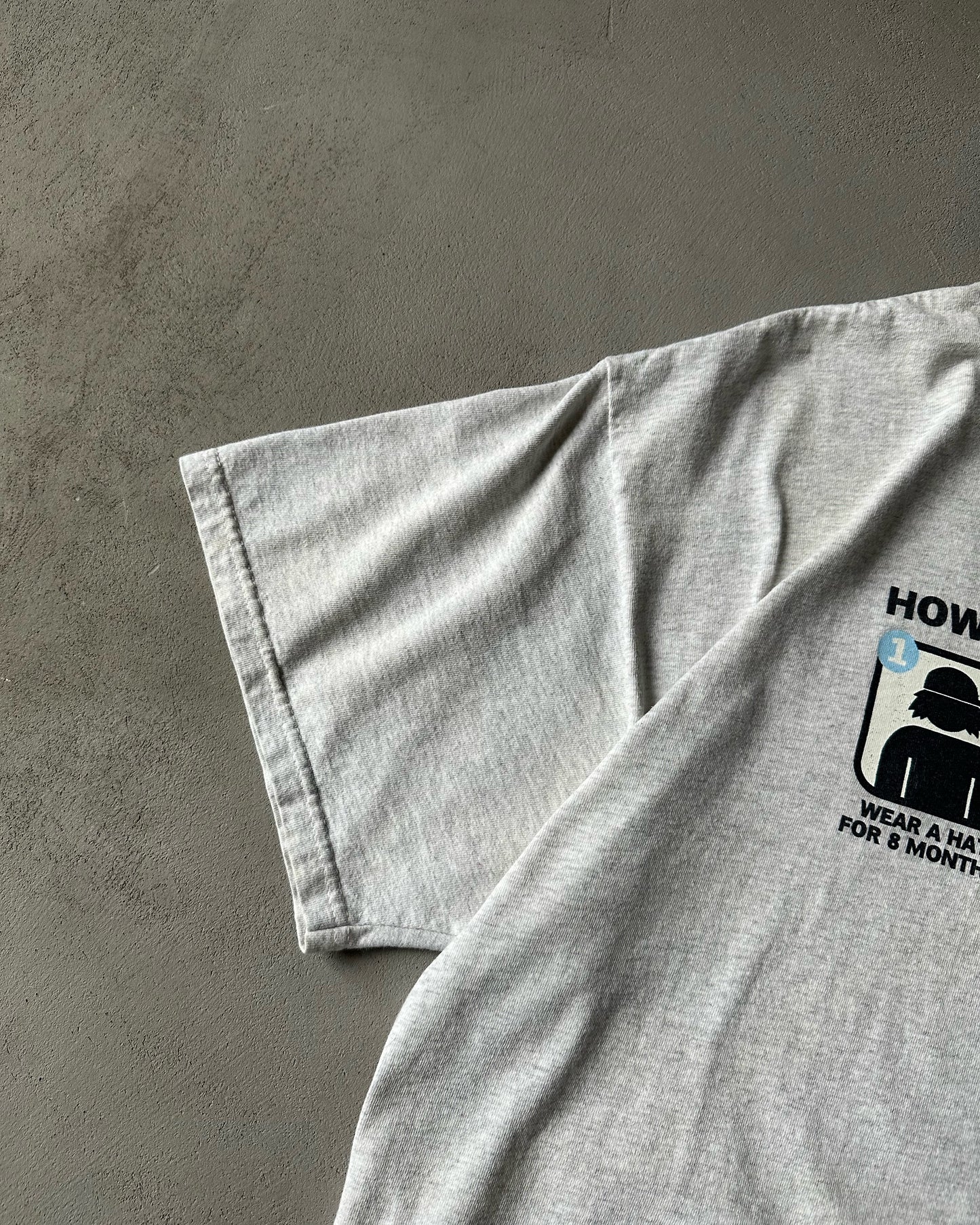 2000s - Distressed "Mullet" T-Shirt - XL