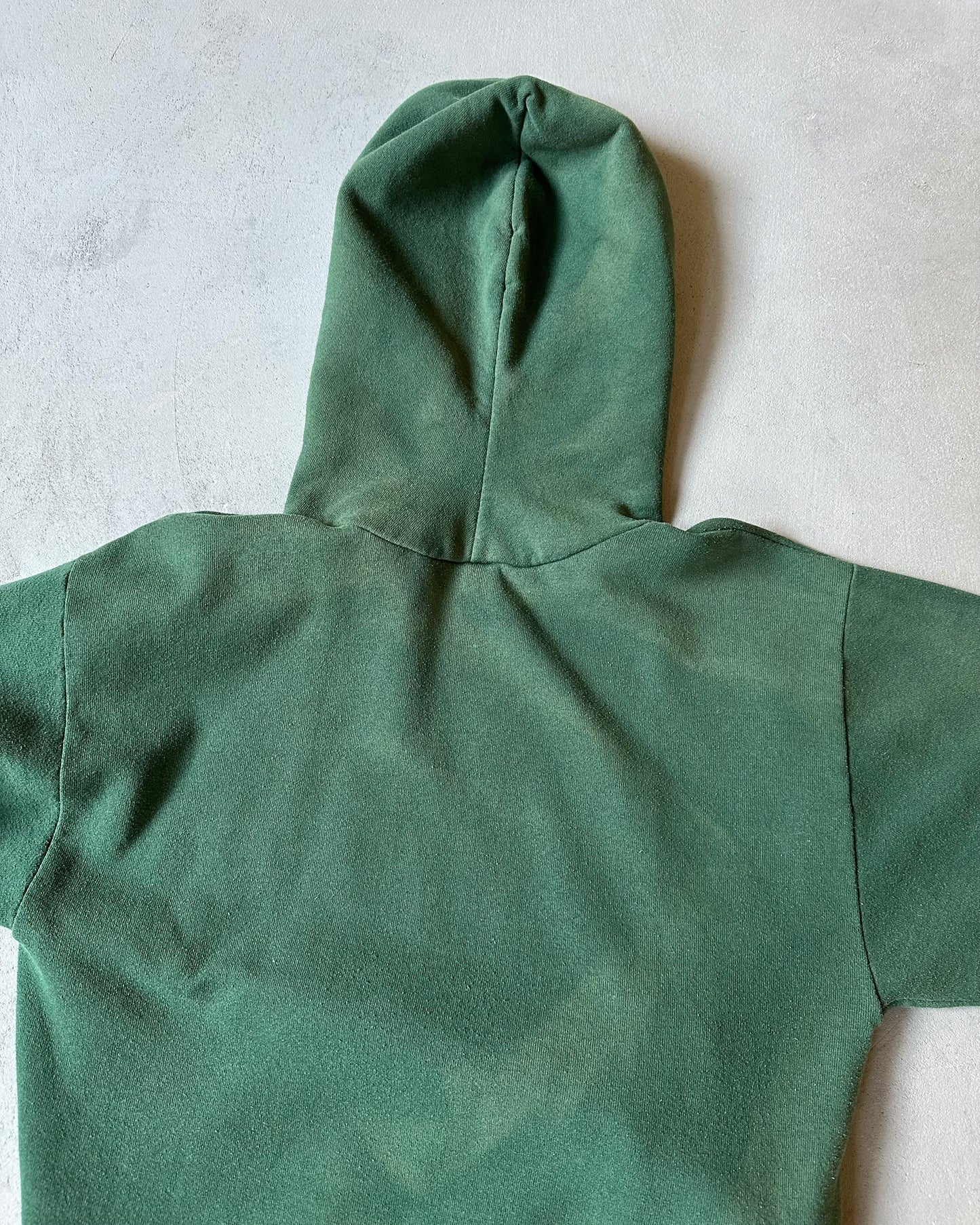 1990s - Forest Green Blank Hoodie - M/L