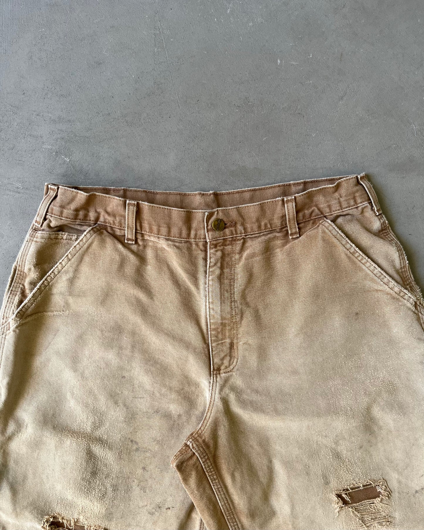 Années 2000 - Pantalon de travail Carhartt vieilli - 34x29